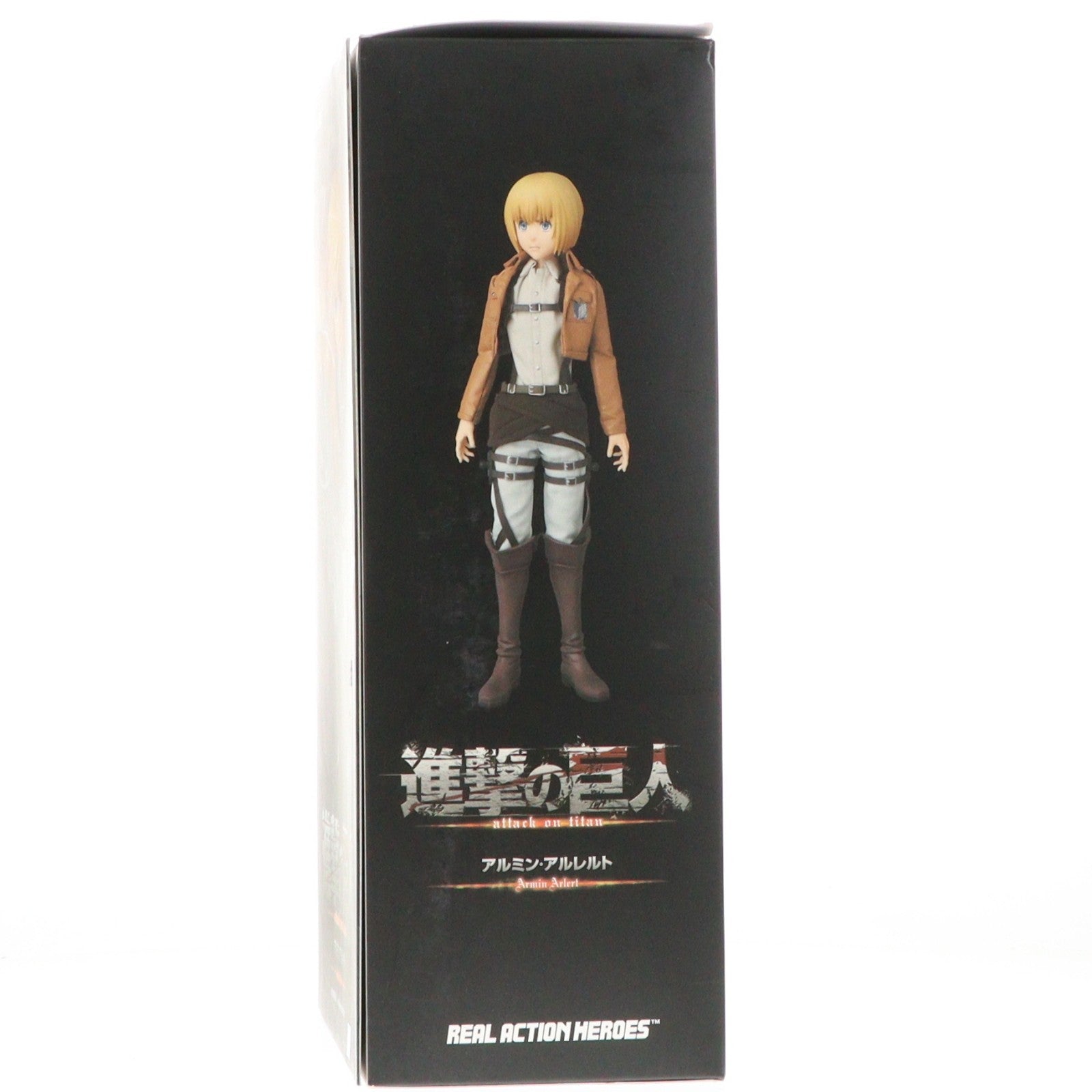 【中古即納】[FIG] 初回生産限定特典付属 リアルアクションヒーローズ No.676 RAH アルミン・アルレルト 進撃の巨人 完成品 可動フィギュア メディコム・トイ(20150325)