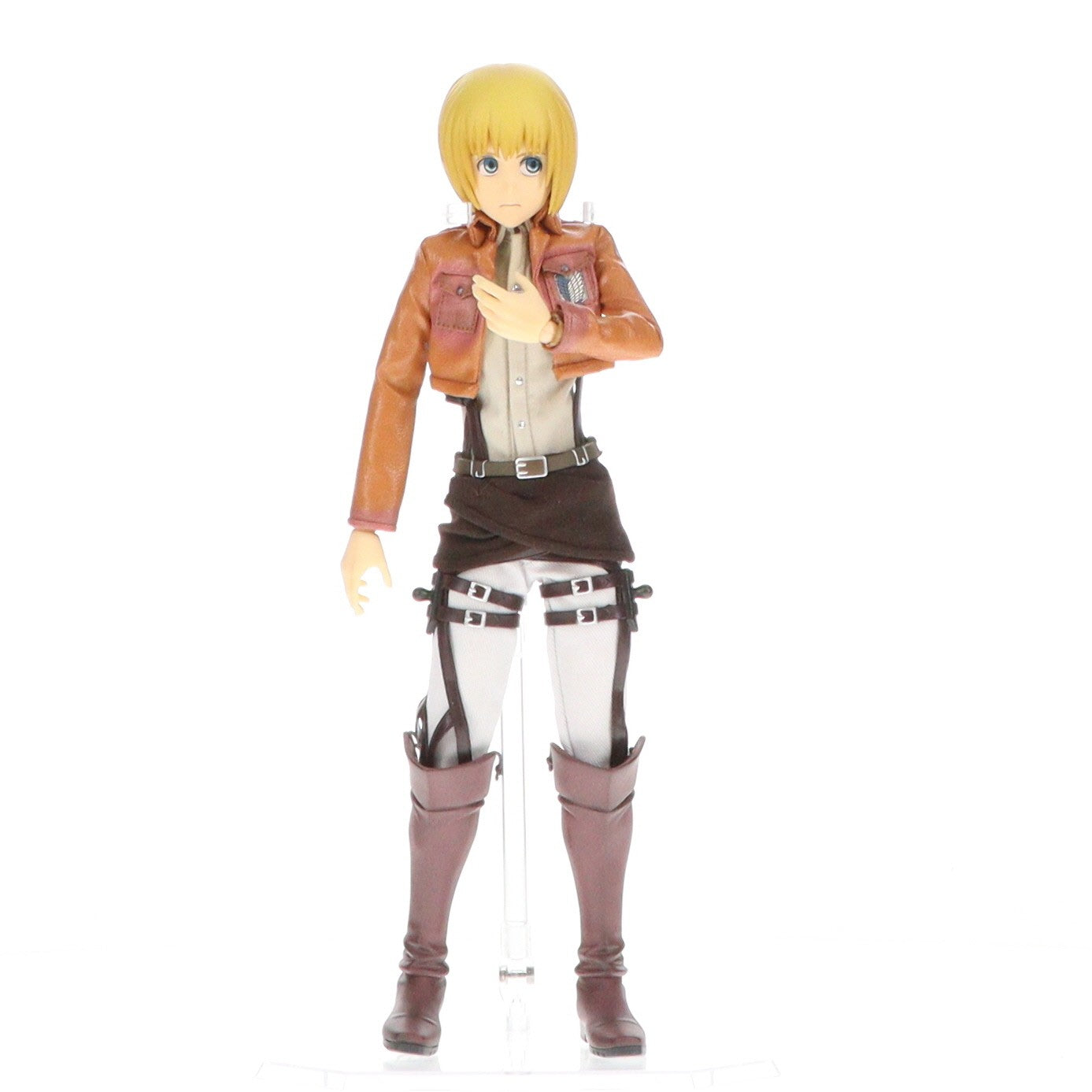 【中古即納】[FIG] 初回生産限定特典付属 リアルアクションヒーローズ No.676 RAH アルミン・アルレルト 進撃の巨人 完成品 可動フィギュア メディコム・トイ(20150325)