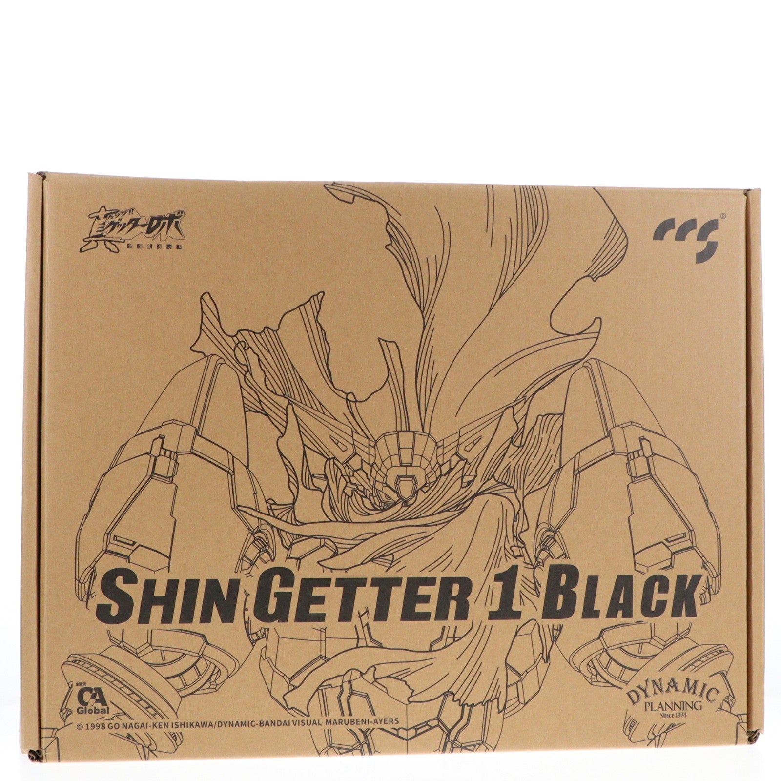 【中古即納】[FIG] 鉄魄(MORTAL MIND)シリーズ 真ゲッター1 ブラック 真(チェンジ!!)ゲッターロボ 世界最後の日 完成品 合金可動フィギュア C&A Global Ltd.×CCSTOYS(20230316)