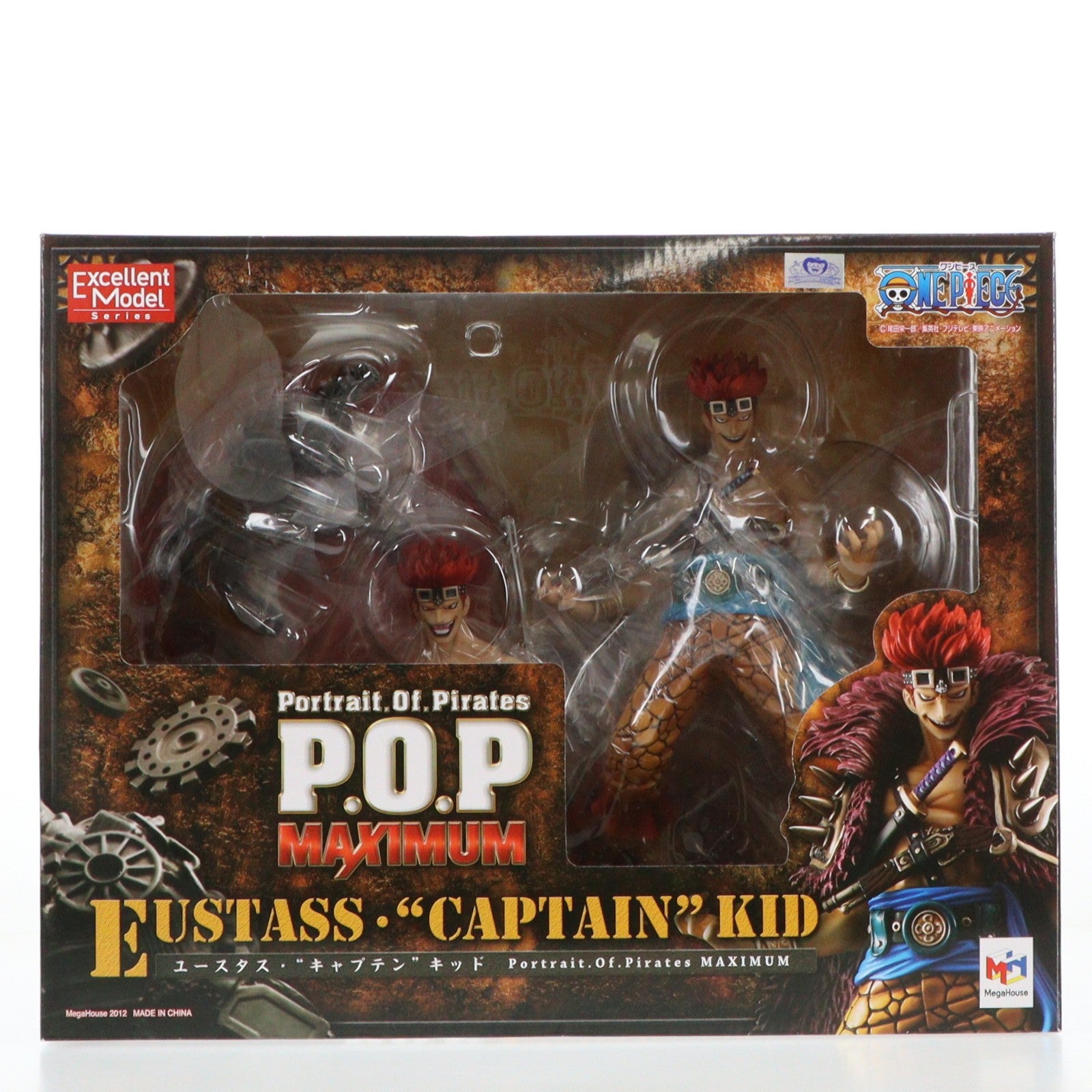 【中古即納】[FIG] Portrait.Of.Pirates P.O.P NEO-MAXIMUM ユースタス・キャプテンキッド ONE PIECE(ワンピース) 完成品 フィギュア メガハウス(20121229)