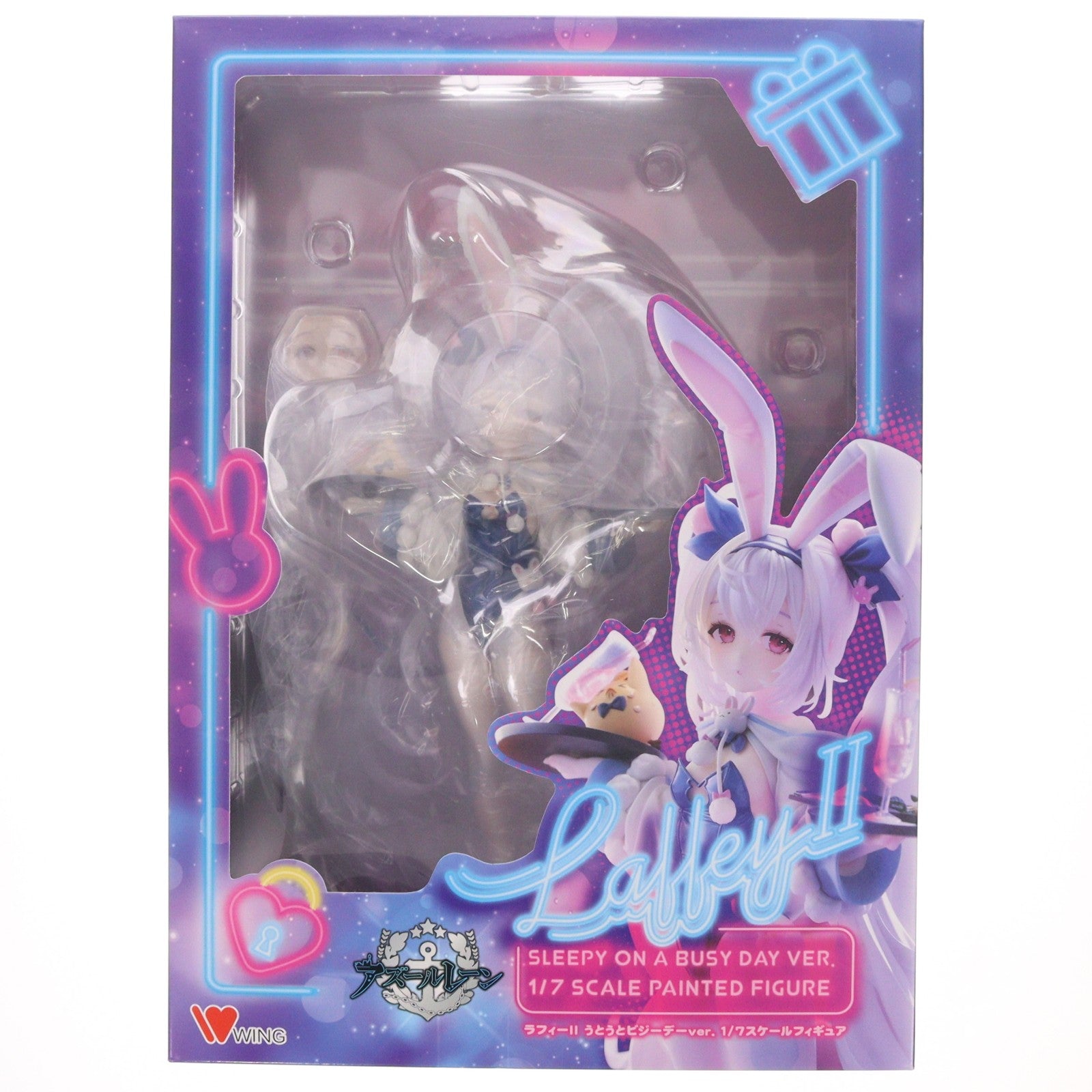 【中古即納】[FIG] 『アズールレーン』ラフィーII うとうとビジーデーver. 1/7 完成品 フィギュア WING(ウイング)(20260611)