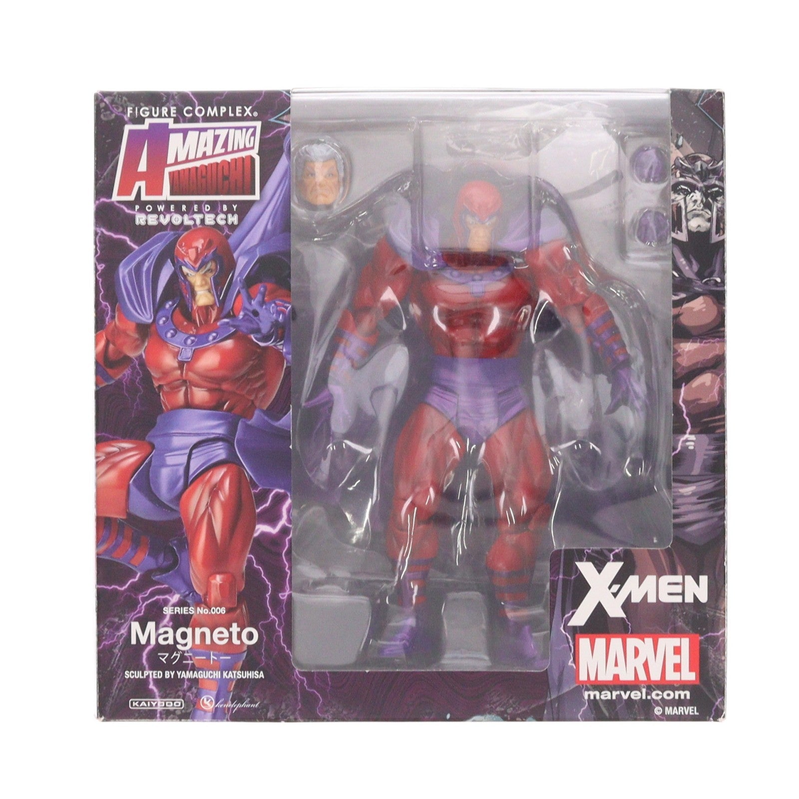 【中古即納】[FIG] フィギュアコンプレックス アメイジングヤマグチ No.006 Magneto(マグニート) X-Men(エックスメン) 完成品 可動フィギュア 海洋堂(20171130)