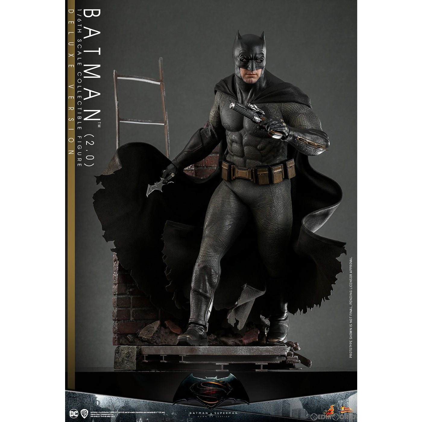 【中古即納】[FIG] ムービー・マスターピース バットマン(2.0/デラックス版) バットマン vs スーパーマン ジャスティスの誕生 1/6 完成品 可動フィギュア(MM#732) ホットトイズ(20250531)