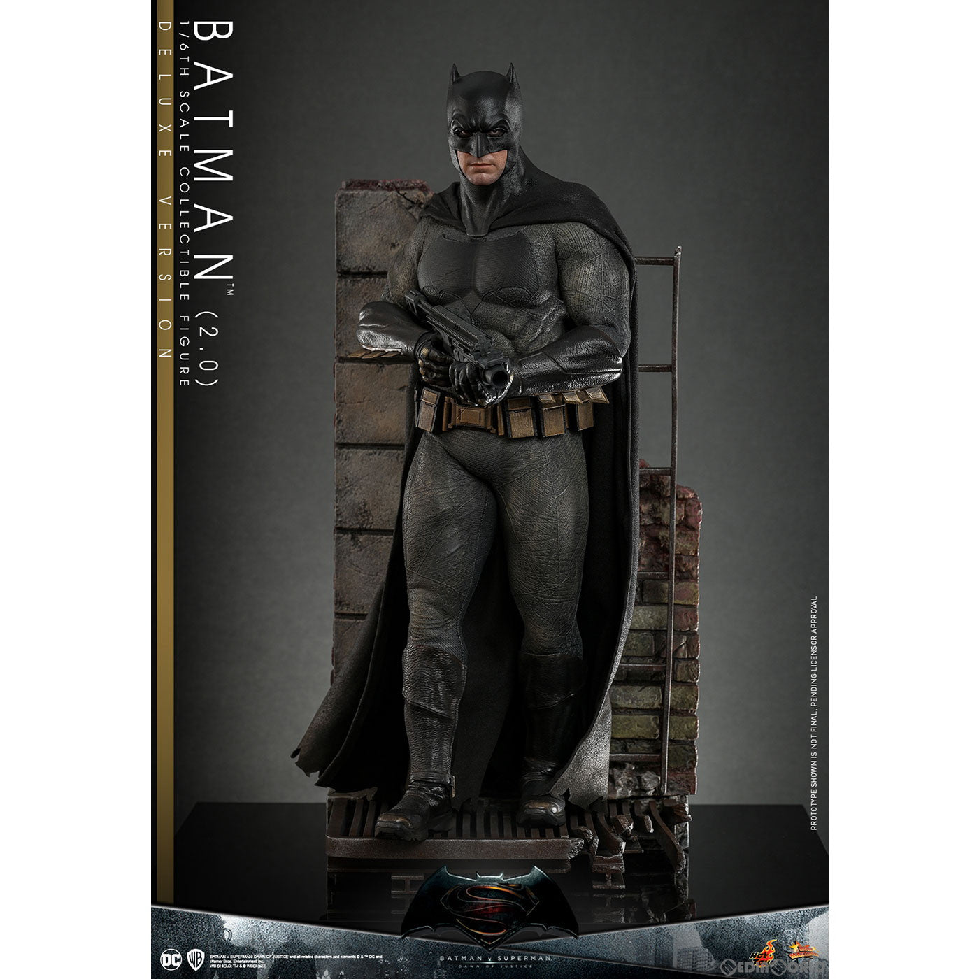 【中古即納】[FIG] ムービー・マスターピース バットマン(2.0/デラックス版) バットマン vs スーパーマン ジャスティスの誕生 1/6 完成品 可動フィギュア(MM#732) ホットトイズ(20250531)