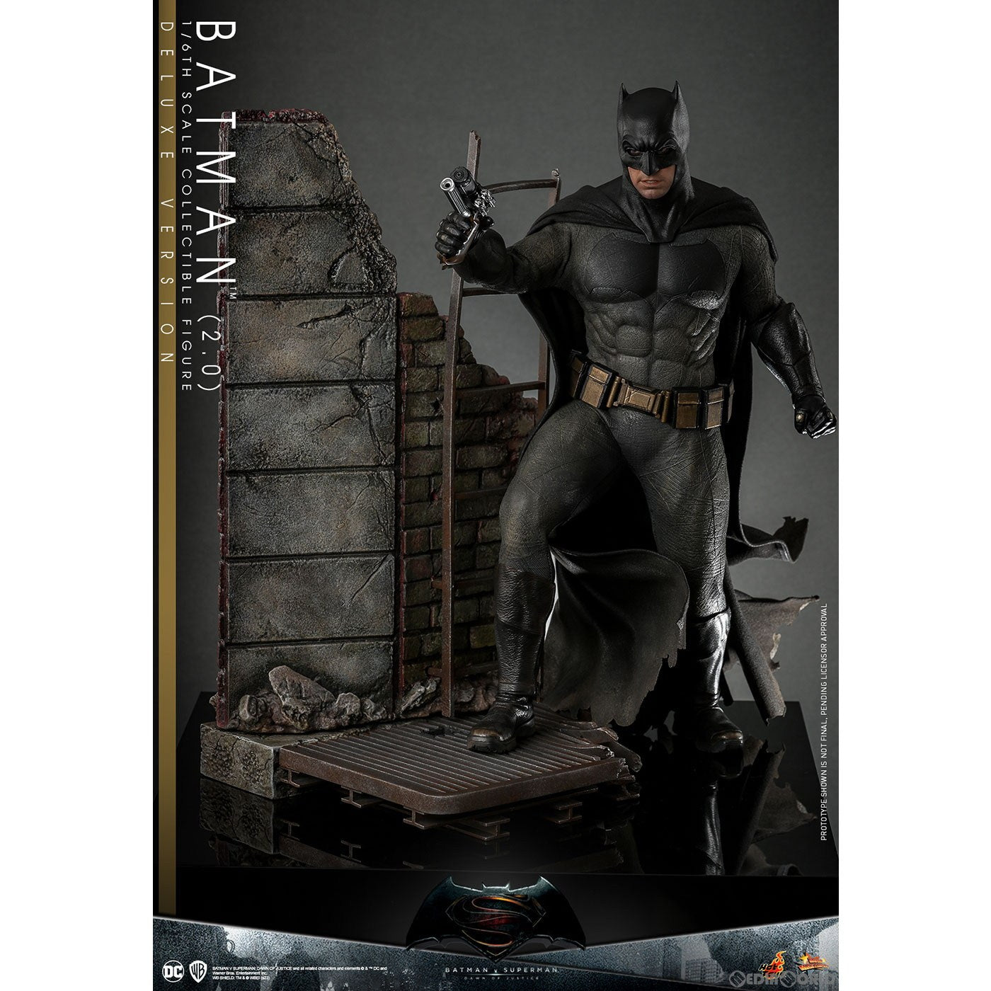【中古即納】[FIG] ムービー・マスターピース バットマン(2.0/デラックス版) バットマン vs スーパーマン ジャスティスの誕生 1/6 完成品 可動フィギュア(MM#732) ホットトイズ(20250531)