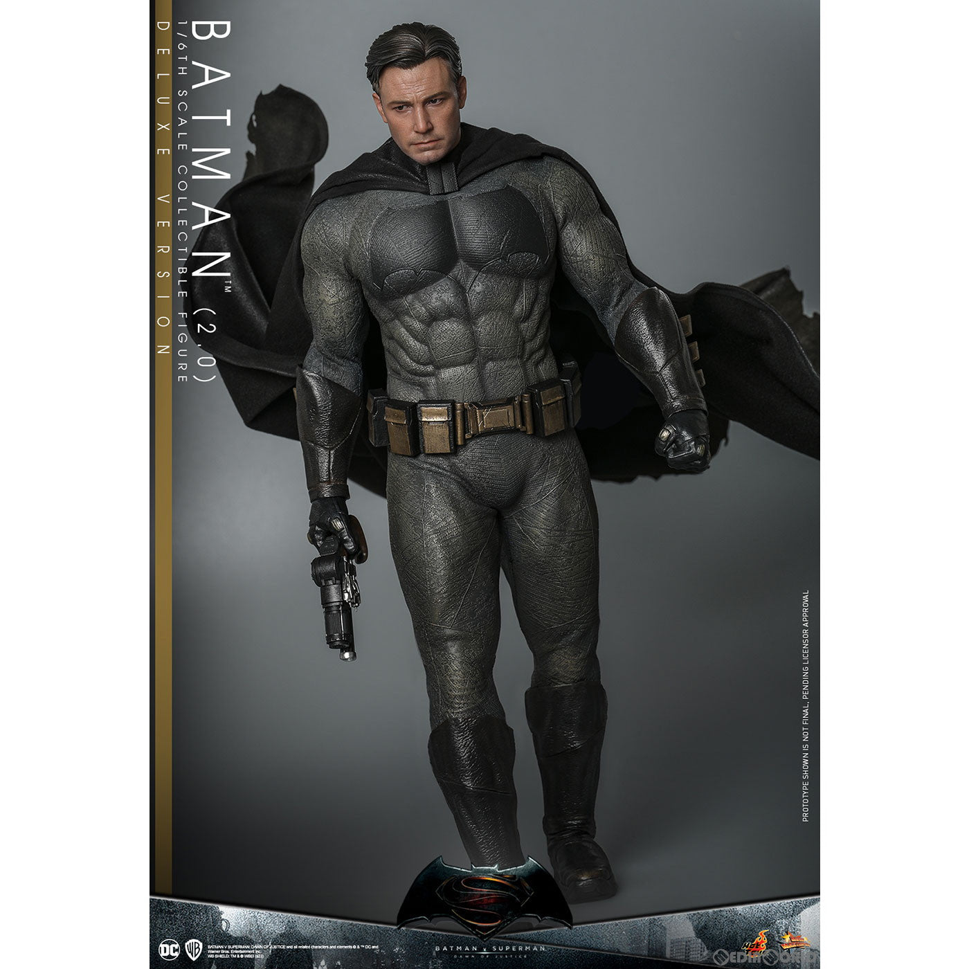 【中古即納】[FIG] ムービー・マスターピース バットマン(2.0/デラックス版) バットマン vs スーパーマン ジャスティスの誕生 1/6 完成品 可動フィギュア(MM#732) ホットトイズ(20250531)