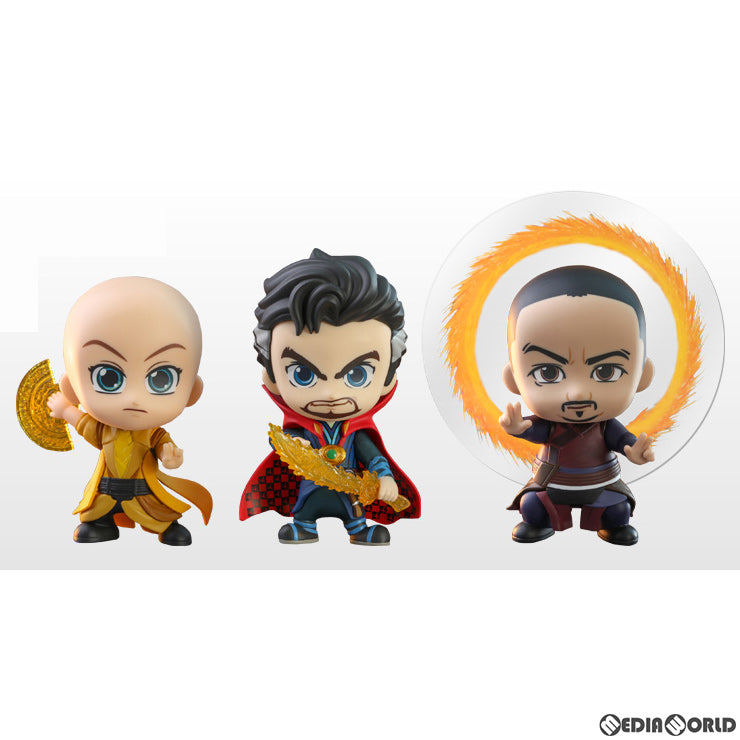 【中古即納】[FIG] コスベイビー サイズS ドクター・ストレンジ&エンシェント・ワン&ウォン(3体セット) アベンジャーズ/エンドゲーム 完成品 フィギュア(COS#575) ホットトイズ(20190829)