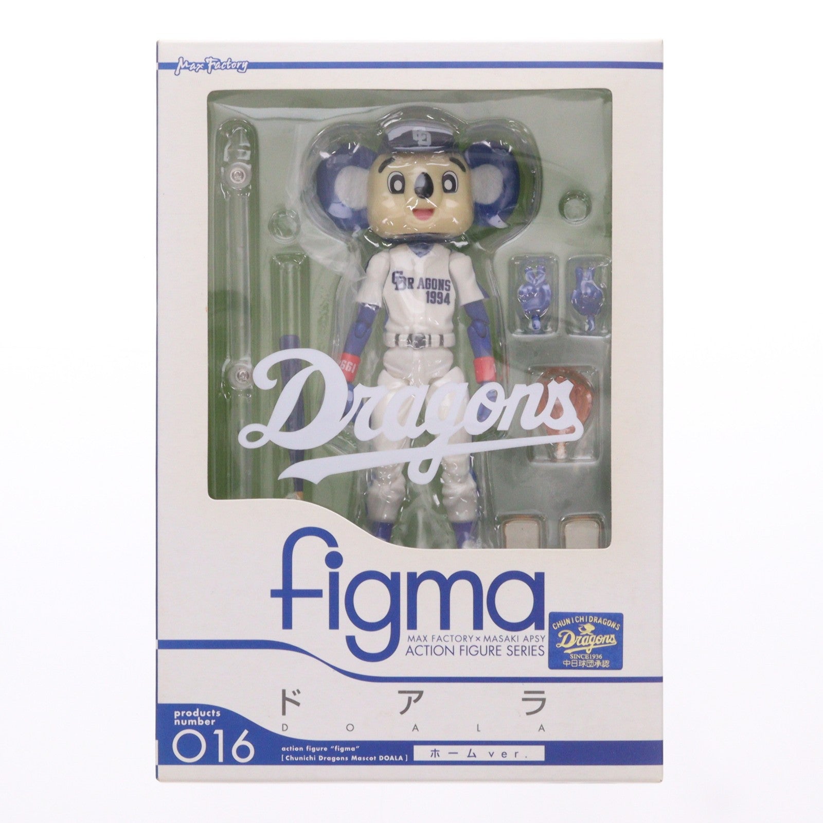 【中古即納】[FIG] figma(フィグマ) 016 ドアラ ホームver. 中日ドラゴンズマスコット ドアラ 完成品 可動フィギュア マックスファクトリー(20081105)