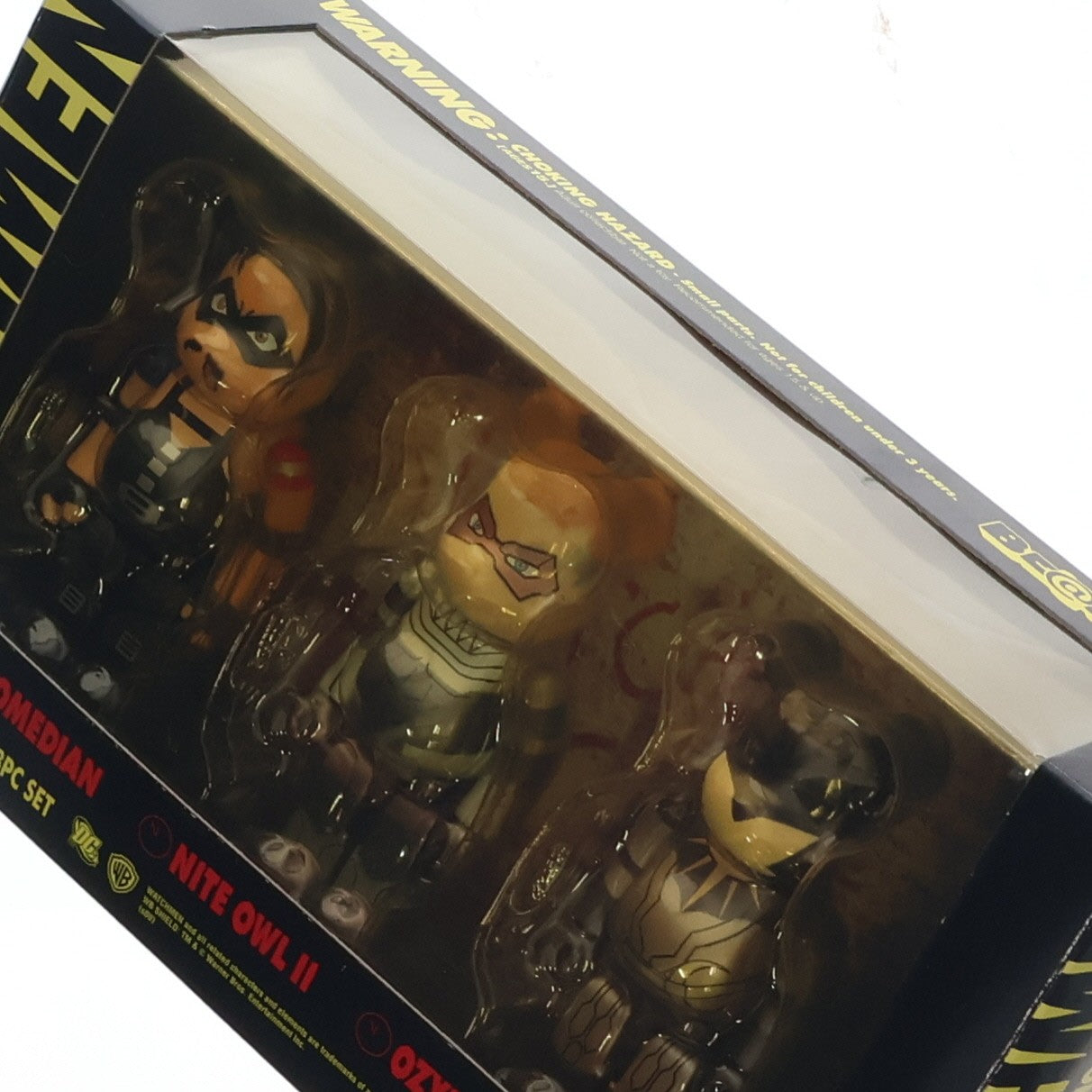 【中古即納】[FIG] BE@RBRICK(ベアブリック) THE COMEDIAN & NITE OWL II & OZYMANDIAS(コメディアン&ナイトオウル2世&オジマンディアス) 3pack セットA(3体セット) ウォッチメン 完成品 可動フィギュア メディコム・トイ(20090331)