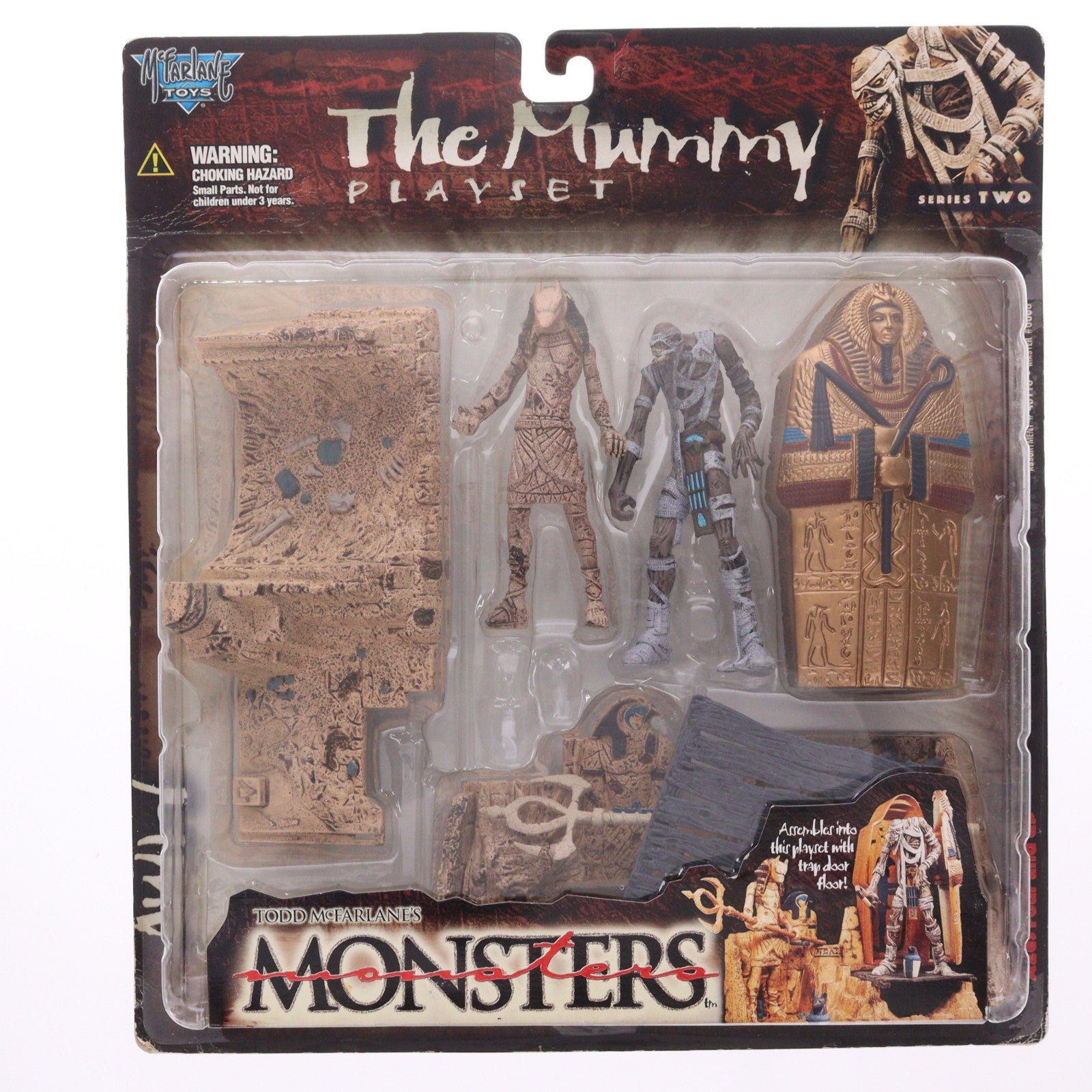【中古即納】[FIG] マクファーレンズ モンスターズ シリーズ2 アクションフィギュア The Mummy Playset(ザ・マミー プレイセット) 完成品 可動フィギュア マクファーレン・トイズ(19991231)