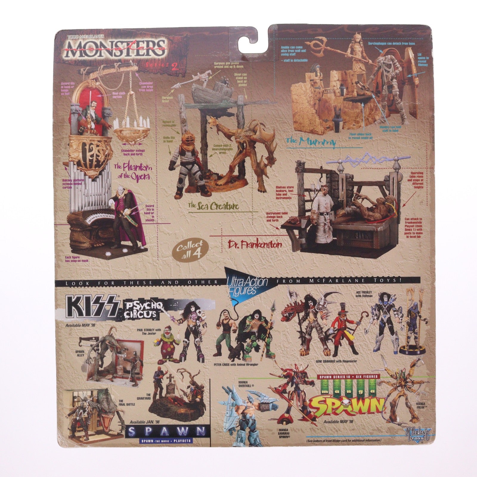 【中古即納】[FIG] マクファーレンズ モンスターズ シリーズ2 アクションフィギュア The Mummy Playset(ザ・マミー プレイセット) 完成品 可動フィギュア マクファーレン・トイズ(19991231)