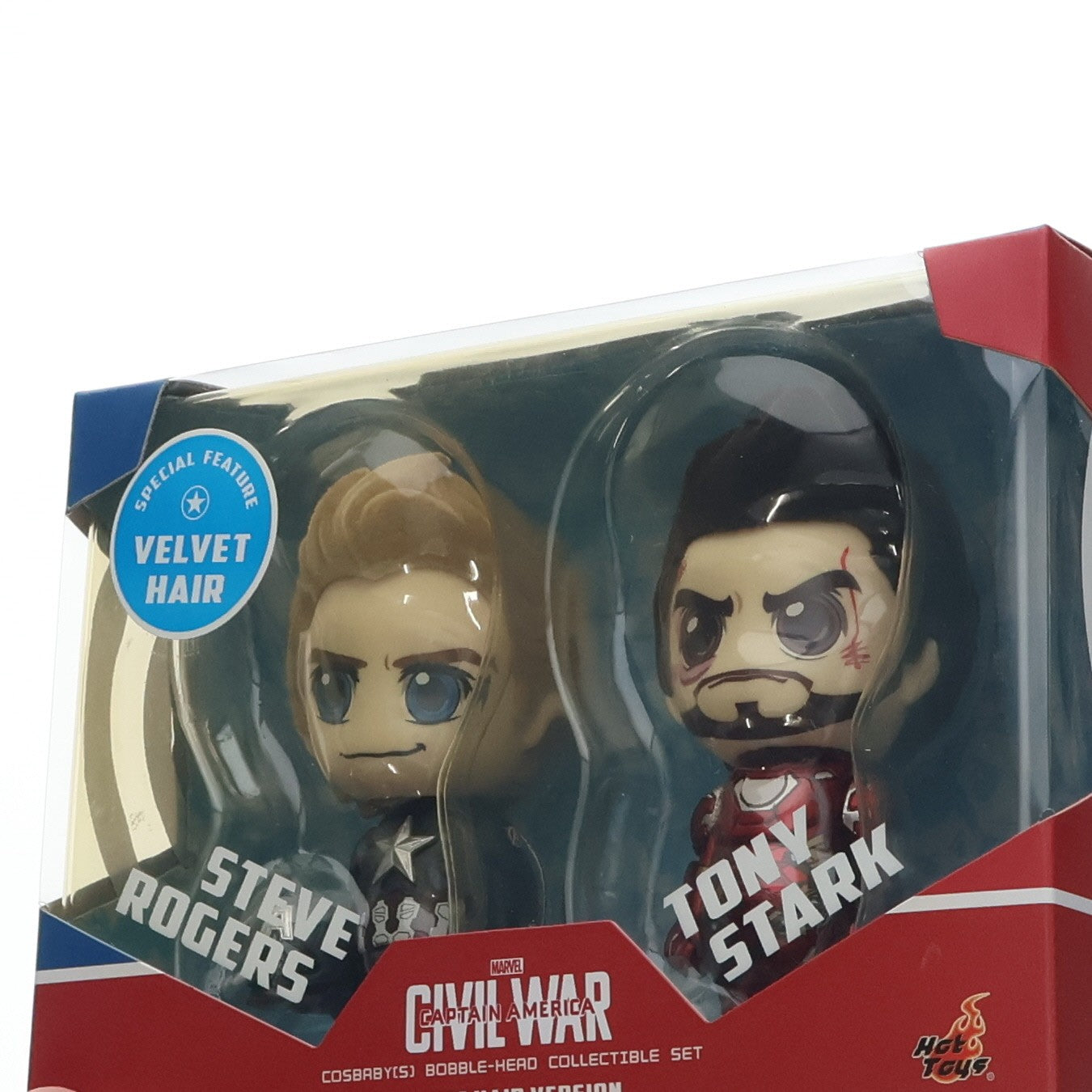 【中古即納】[FIG] MARVEL原宿ポップアップストア限定 コスベイビー サイズS キャプテン・アメリカ&アイアンマン・マーク46 シビル・ウォー/キャプテン・アメリカ 完成品 フィギュア ホットトイズ(20160429)