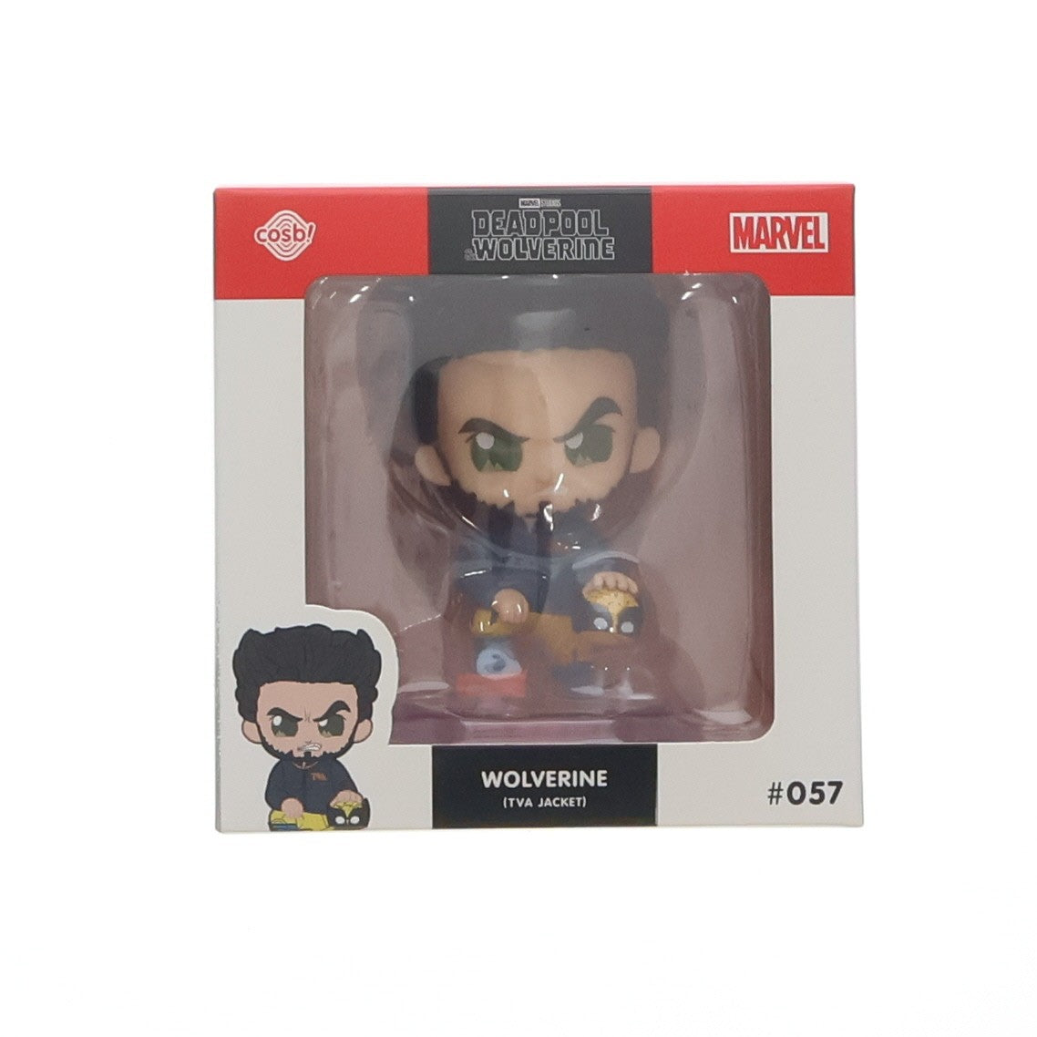 【中古即納】[FIG] Cosbi(コスビ) マーベル・コレクション #057 ウルヴァリン(TVAジャケット)[映画『デッドプール&ウルヴァリン』] 完成品 フィギュア(CBX-MVL#057) ホットトイズ(20240731)