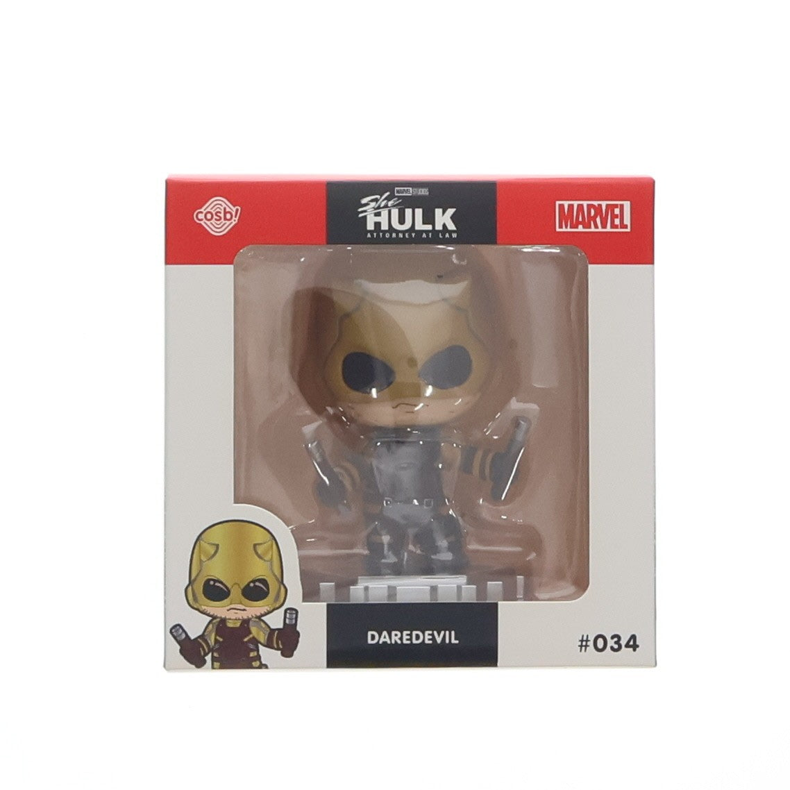 【中古即納】[FIG] Cosbi(コスビ) マーベル・コレクション #034 デアデビル[TVドラマ『シー・ハルク:ザ・アトーニー』] 完成品 フィギュア(CBX-MVL#034) ホットトイズ(20230630)