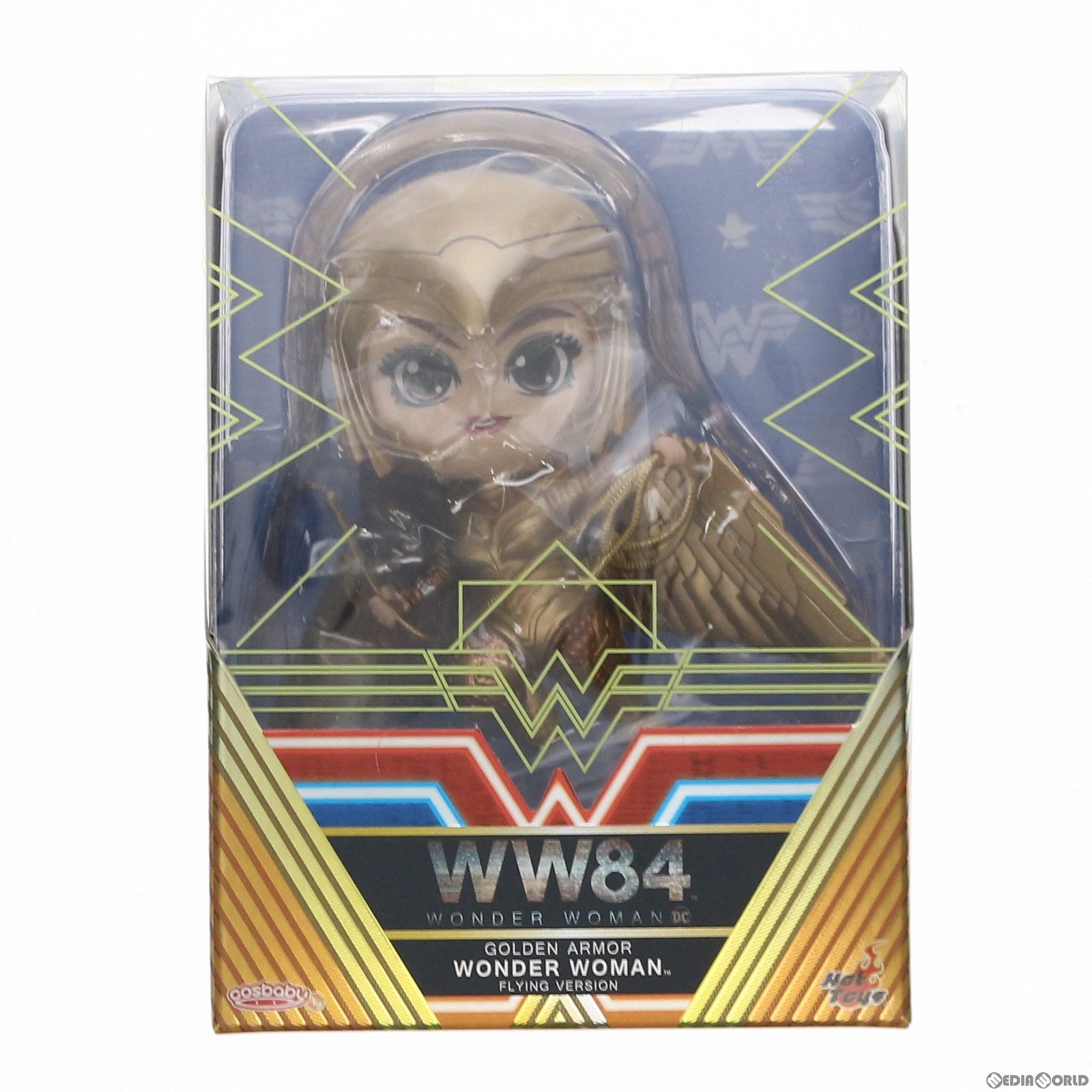 【中古即納】[FIG] コスベイビー サイズS ワンダーウーマン(ゴールドアーマー/フライング版) ワンダーウーマン1984 完成品 フィギュア(COSB728) ホットトイズ(20200723)