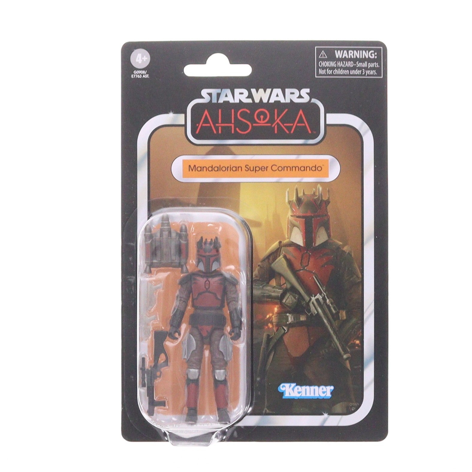 【中古即納】[FIG] VINTAGEシリーズ マンダロリアン・スーパー・コマンドー[TVドラマ『アソーカ』] STAR WARS(スター・ウォーズ) 完成品 3.75インチ・アクションフィギュア ハズブロ(20250620)