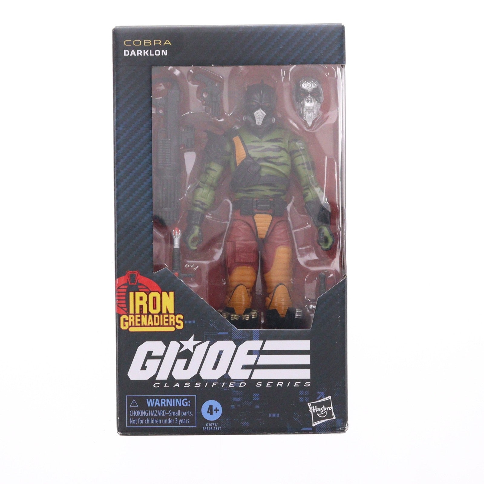 【中古即納】[FIG] クラシファイドシリーズ コブラ ダークロン G.I. JOE(G.I.ジョー) 完成品 6インチ・アクションフィギュア(G1071) ハズブロ(20250731)