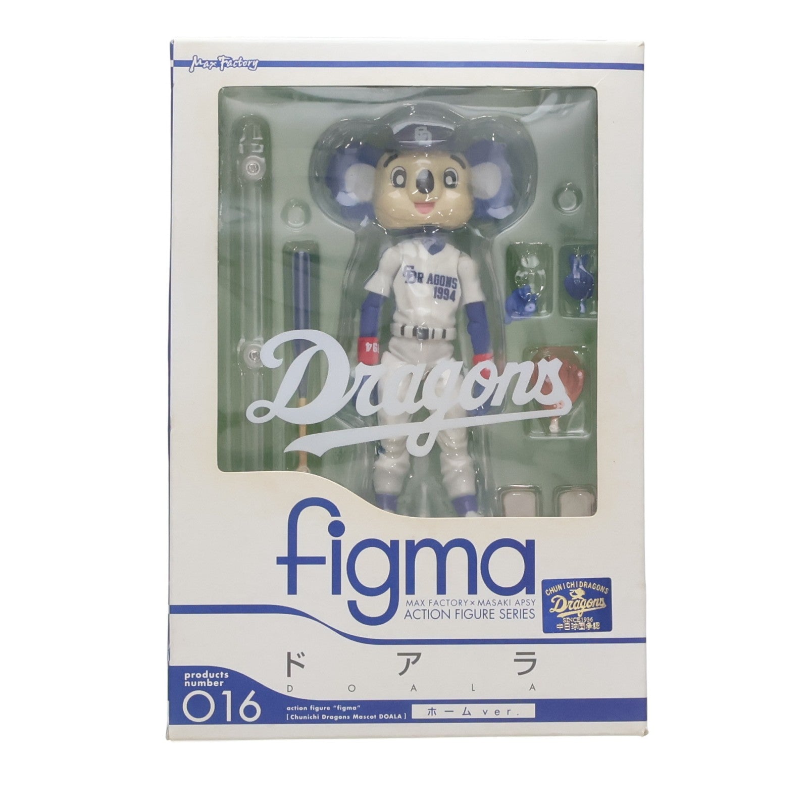 【中古即納】[FIG] figma(フィグマ) 016 ドアラ ホームver. 中日ドラゴンズマスコット ドアラ 完成品 可動フィギュア マックスファクトリー(20081105)