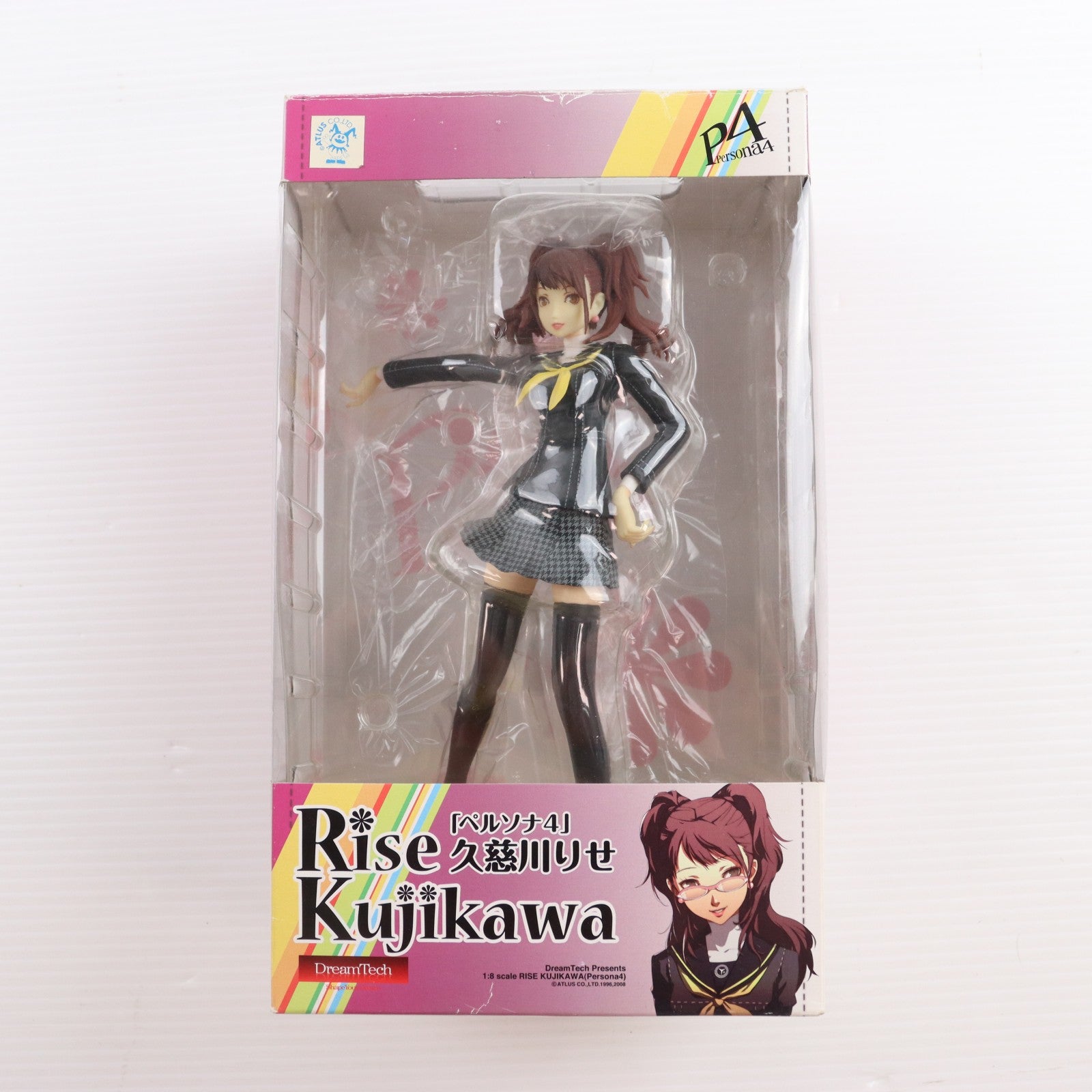 【中古即納】[FIG] ドリームテック 久慈川りせ(くじかわりせ) ペルソナ4 1/8 完成品 フィギュア(DT-54) ウェーブ(WAVE)(20120309)