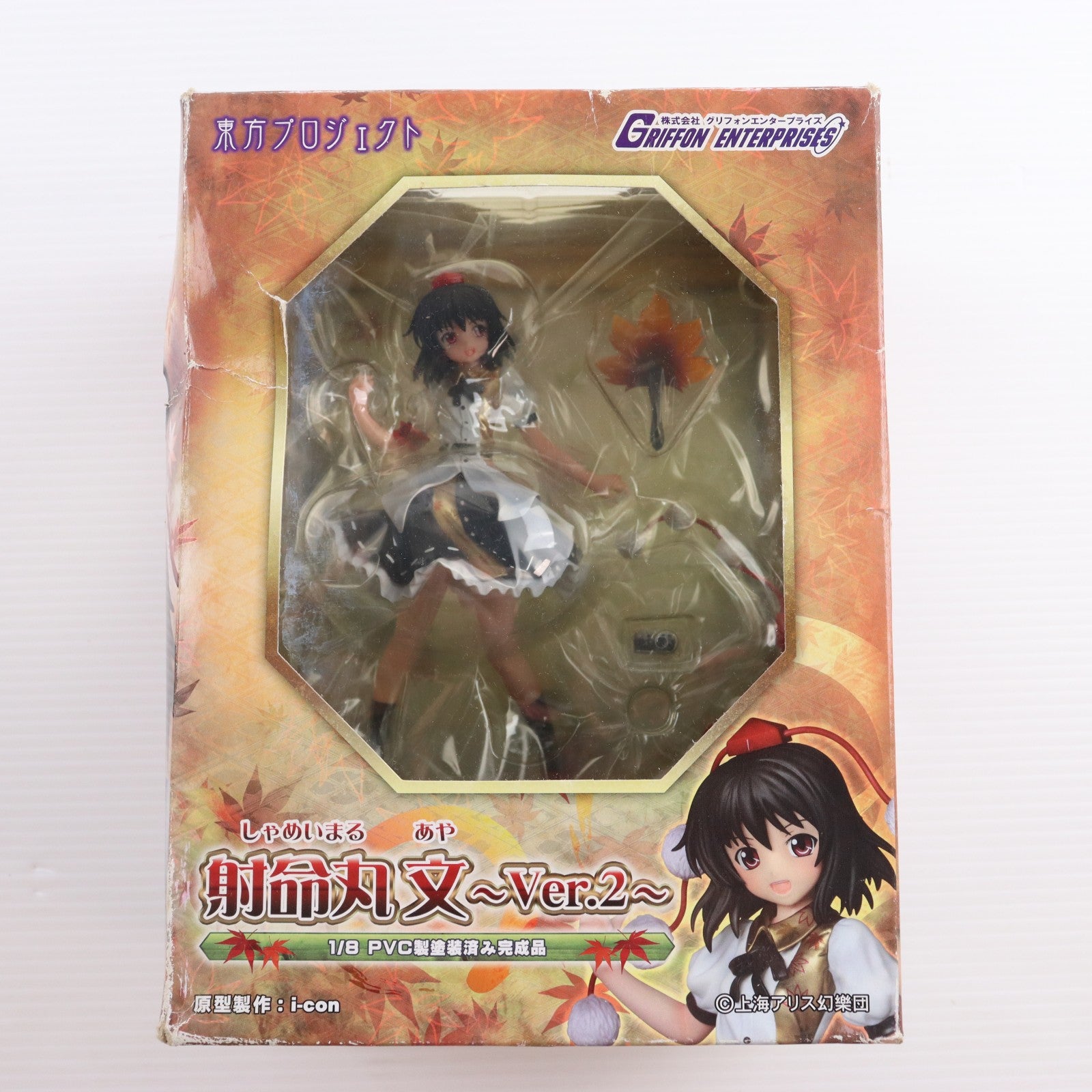 【中古即納】[FIG] 射命丸文(しゃめいまるあや) ～Ver.2～ 東方Project 1/8 完成品 フィギュア グリフォンエンタープライズ(20120831)