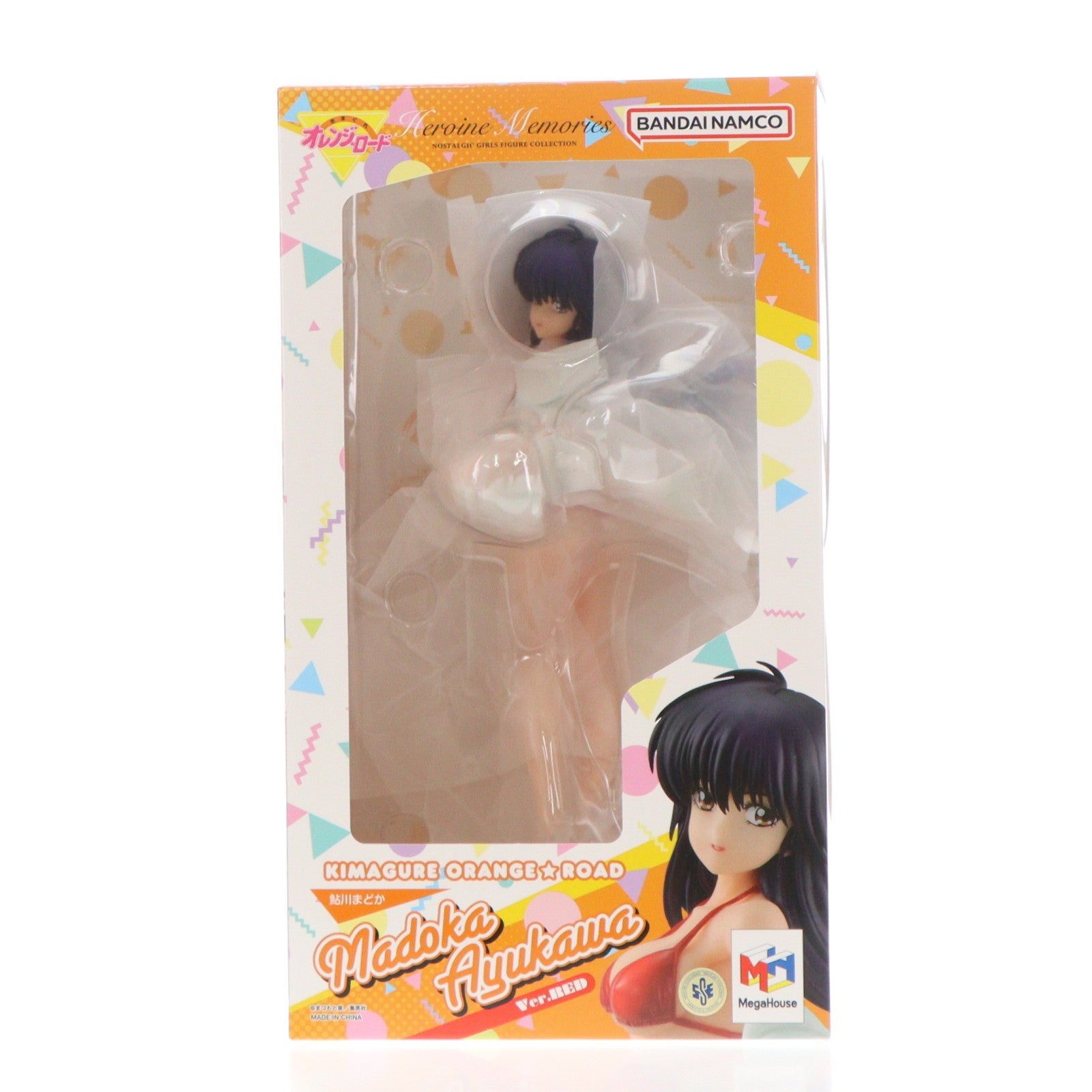 【中古即納】[FIG] ヒロインメモリーズ 鮎川まどか(あゆかわまどか) Ver.Red きまぐれオレンジ☆ロード 完成品 フィギュア プレミアムバンダイ&一部店舗限定 メガハウス(20250129)