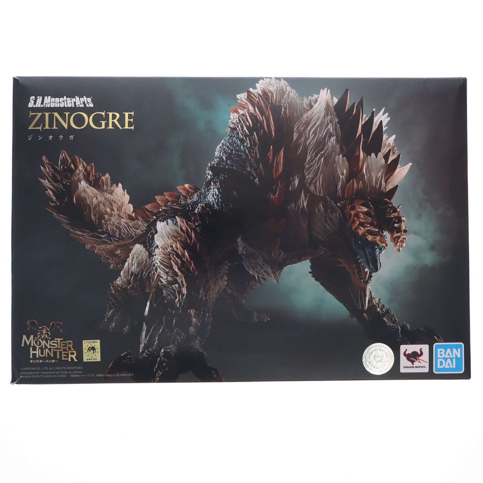 【中古即納】[FIG] S.H.MonsterArts(モンスターアーツ) ジンオウガ モンスターハンターワールド:アイスボーン 完成品 可動フィギュア バンダイスピリッツ(20210731)