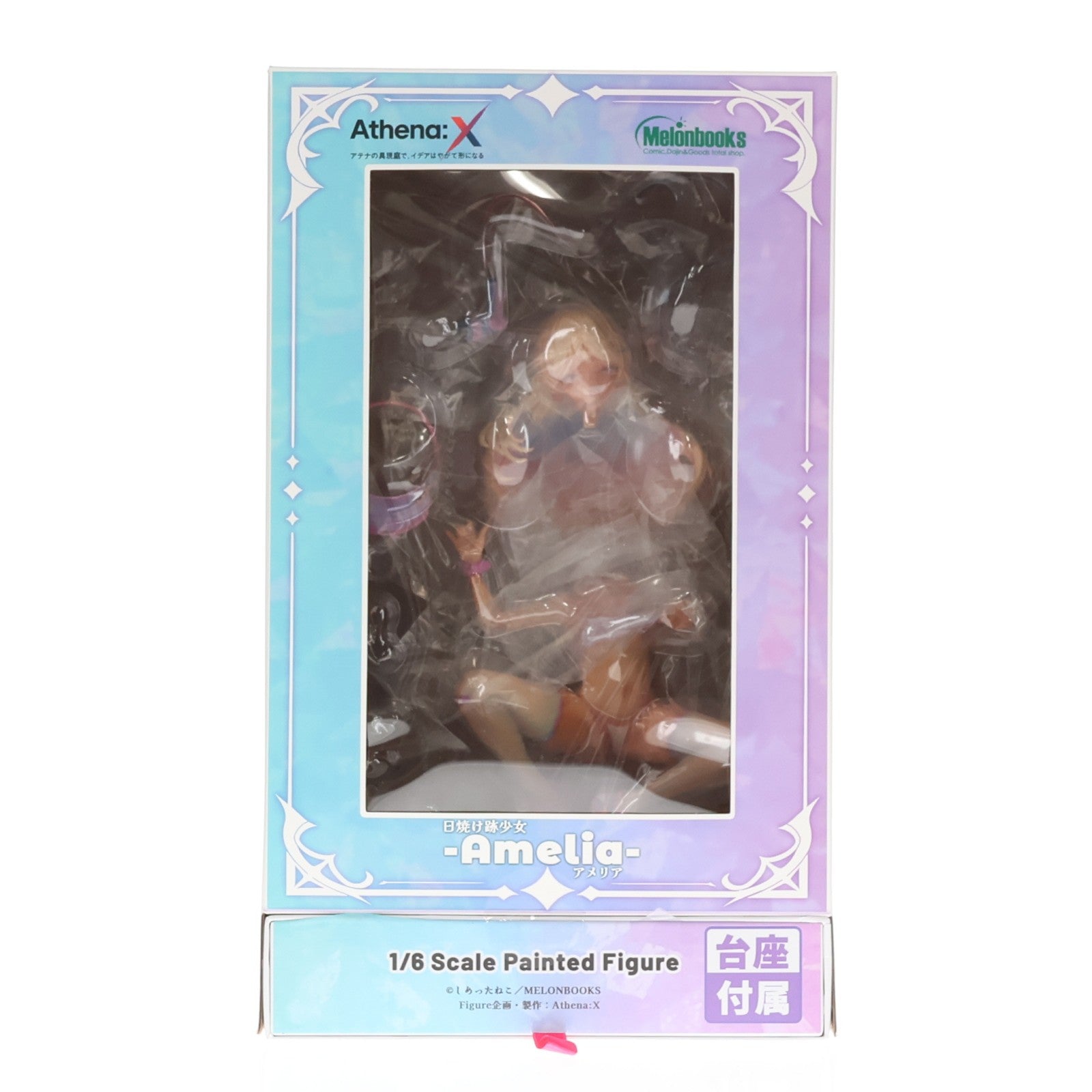 【中古即納】[FIG] 缶バッジ付属 日焼け跡少女 アメリア -Amelia- 1/6 完成品 フィギュア Athena:X(アテナ:エックス)(20260430)
