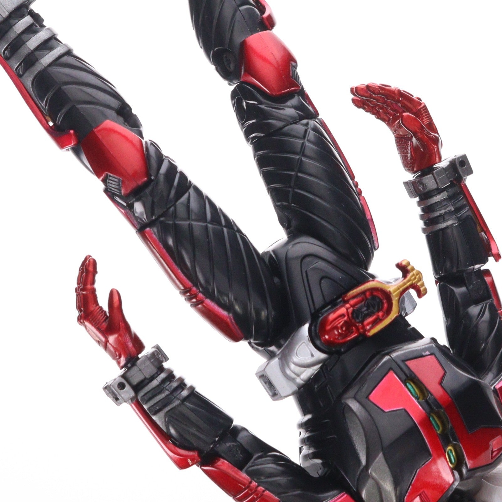 【中古即納】[FIG] キャストオフライダー7 仮面ライダーカブト ハイパーフォーム 完成品 可動フィギュア バンダイ(20061028)