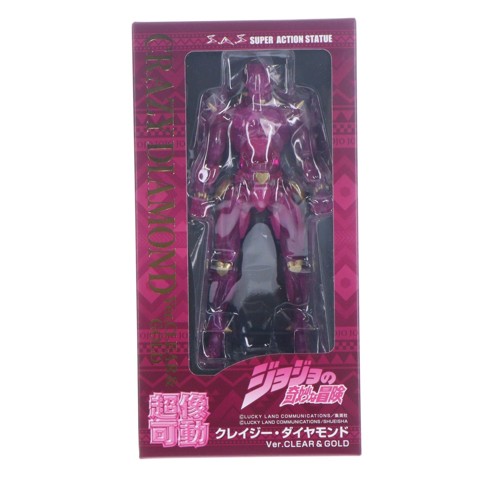【中古即納】[FIG] 超像可動 クレイジー・ダイヤモンド Ver.CLEAR & GOLD ジョジョの奇妙な冒険 第4部 完成品 可動フィギュア WF2026夏&MEDICOS ONLINE SHOP限定 メディコス・エンタテインメント(20260726)