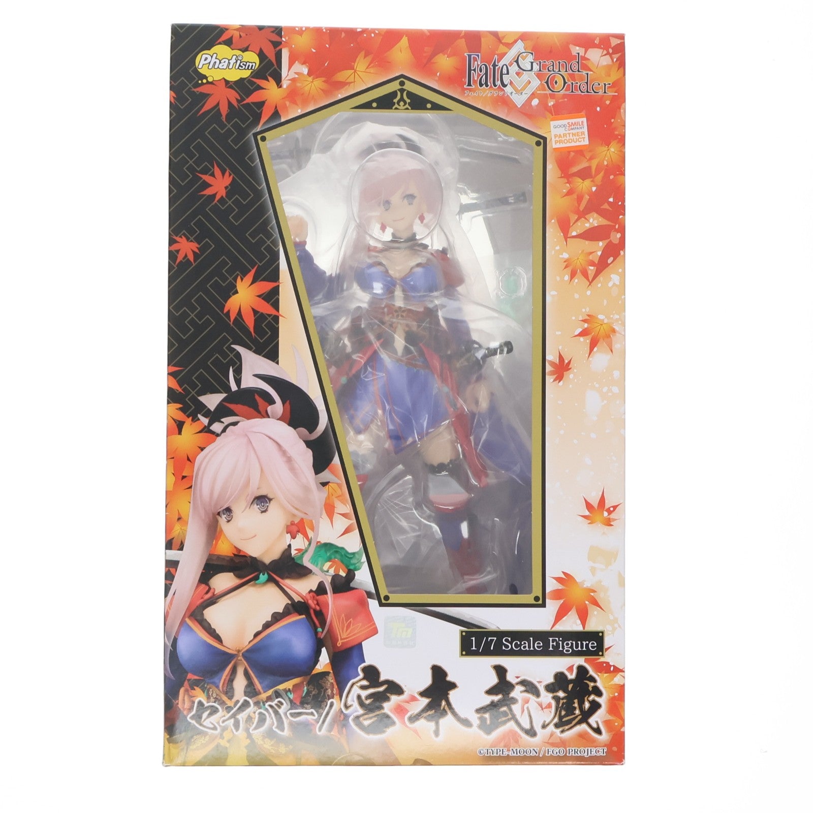 【中古即納】[FIG] (再販) セイバー/宮本武蔵(みやもとむさし) Fate/Grand Order(フェイト/グランドオーダー) 1/7 完成品 フィギュア Phat!(ファット・カンパニー)(20250930)