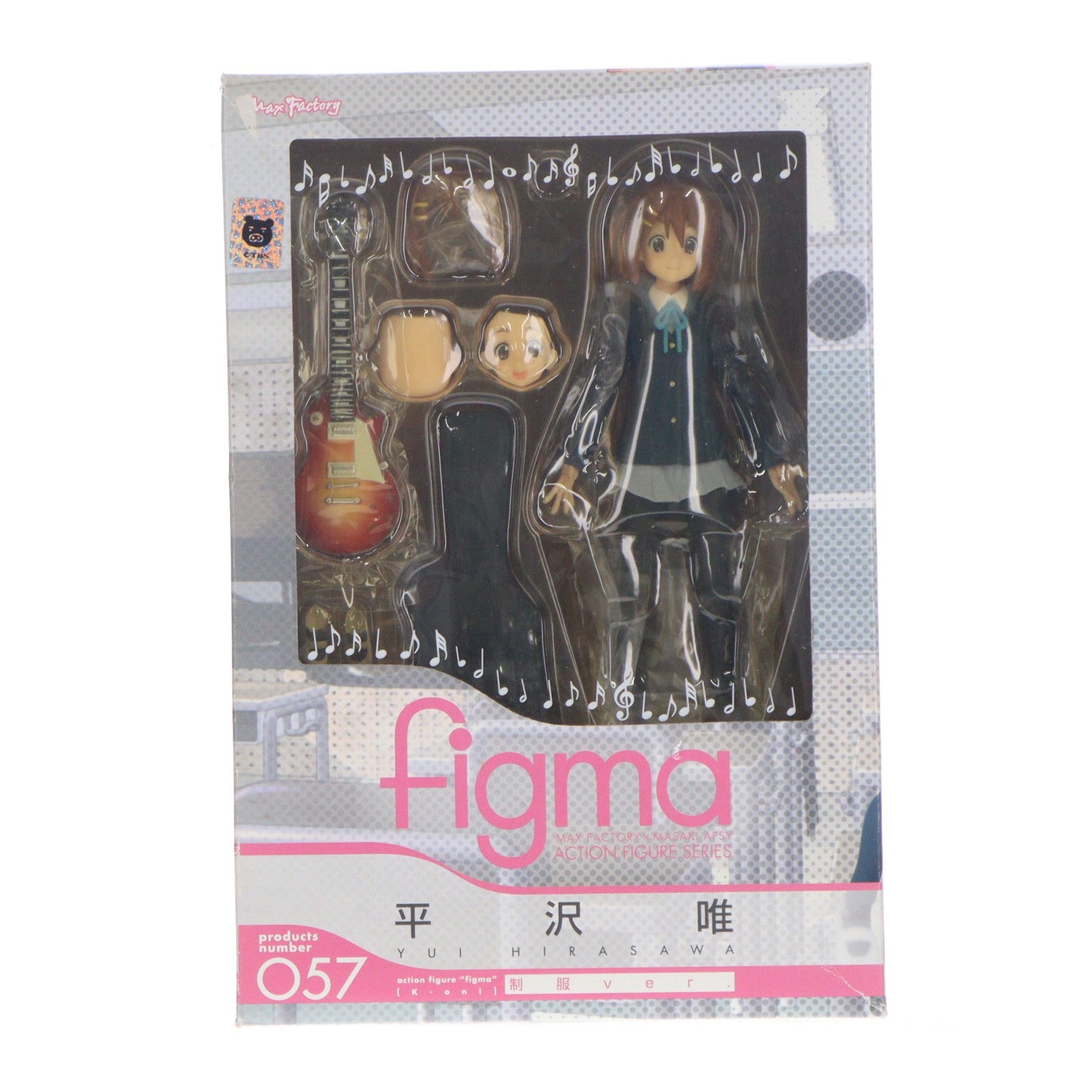 【中古即納】[FIG] figma(フィグマ) 057 平沢唯(ひらさわゆい) 制服Ver. けいおん! 完成品 可動フィギュア マックスファクトリー(20100930)