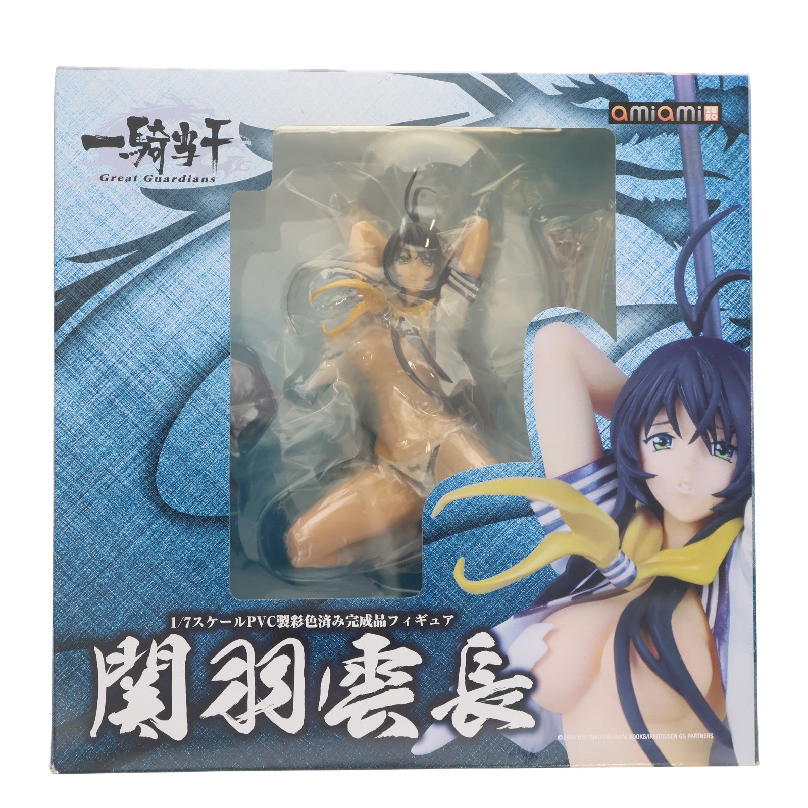 【中古即納】[FIG] 関羽雲長(かんううんちょう) 一騎当千 Great Guardians(グレートガーディアンズ) 1/7 完成品 フィギュア あみあみ(20090331)