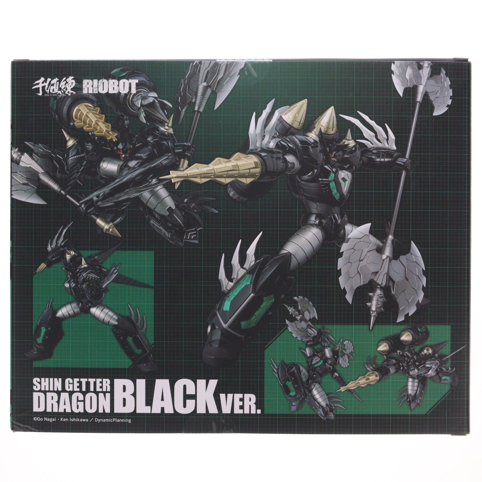 【中古即納】[FIG] RIOBOT 真ゲッタードラゴン ブラックVER. 真(チェンジ!!)ゲッターロボ 世界最後の日 完成品 可動フィギュア 千値練(20260309)
