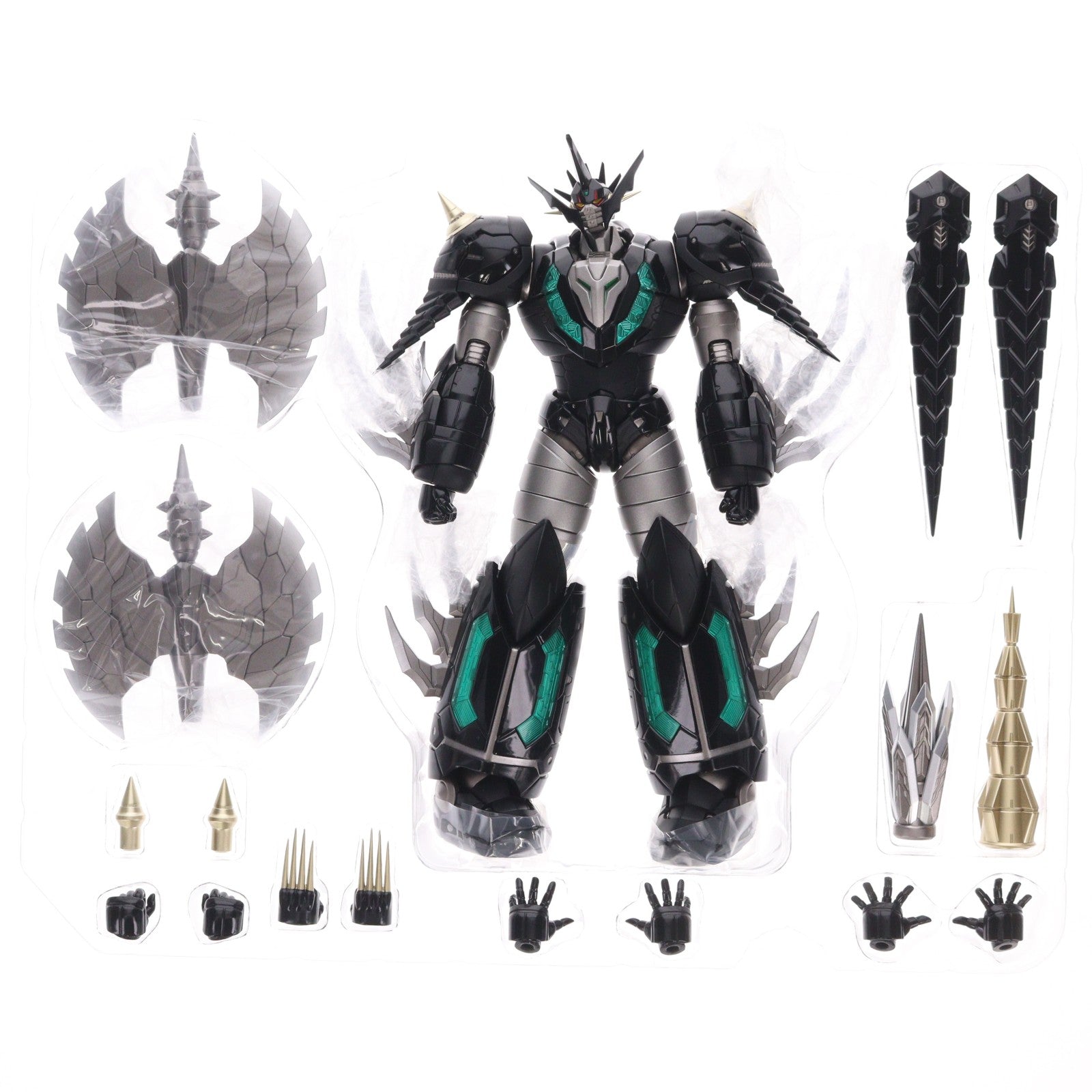 【中古即納】[FIG] RIOBOT 真ゲッタードラゴン ブラックVER. 真(チェンジ!!)ゲッターロボ 世界最後の日 完成品 可動フィギュア 千値練(20260309)