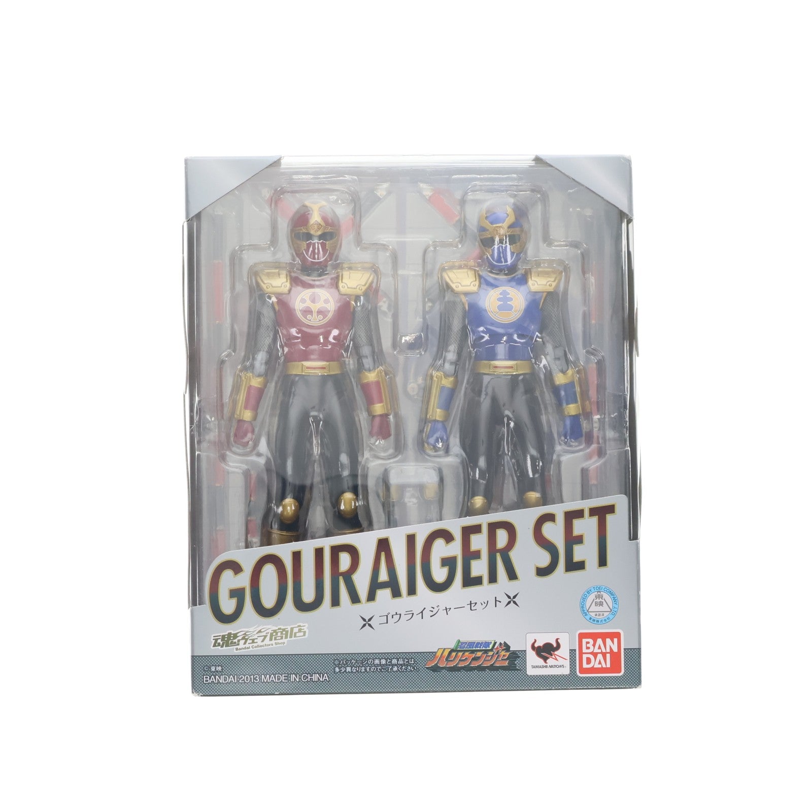 【中古即納】[FIG] 魂ウェブ商店限定 S.H.Figuarts(フィギュアーツ) ゴウライジャーセット 忍風戦隊ハリケンジャー 完成品 可動フィギュア バンダイ(20131221)