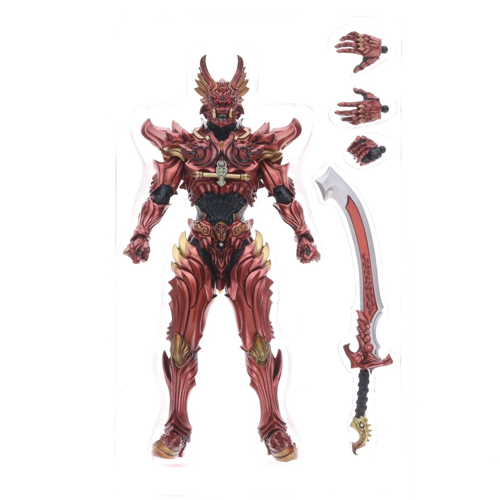【中古即納】[FIG] 魂ウェブ商店限定 魔戒可動 炎刃騎士 ゼン 牙狼-GARO-(ガロ) ～闇を照らす者～ 完成品 可動フィギュア バンダイ(20131031)