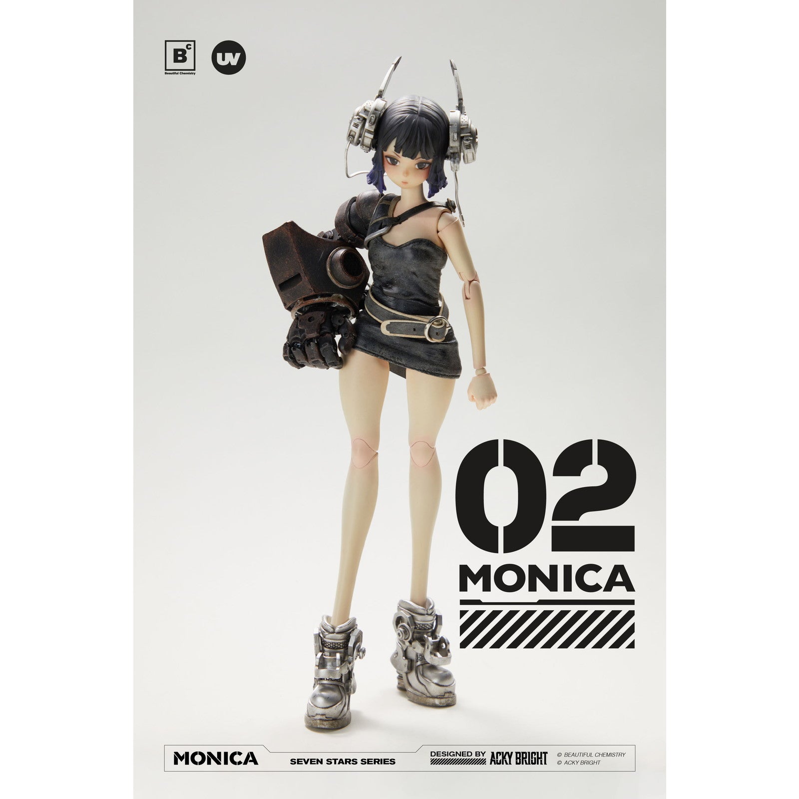 【中古即納】[FIG] Seven Stars(セブンスター)シリーズ No.2 Monica(ナンバーツー モニカ) 1/6 完成品 可動フィギュア Beautiful Chemistry(ビューティフルケミストリー)(20251204)