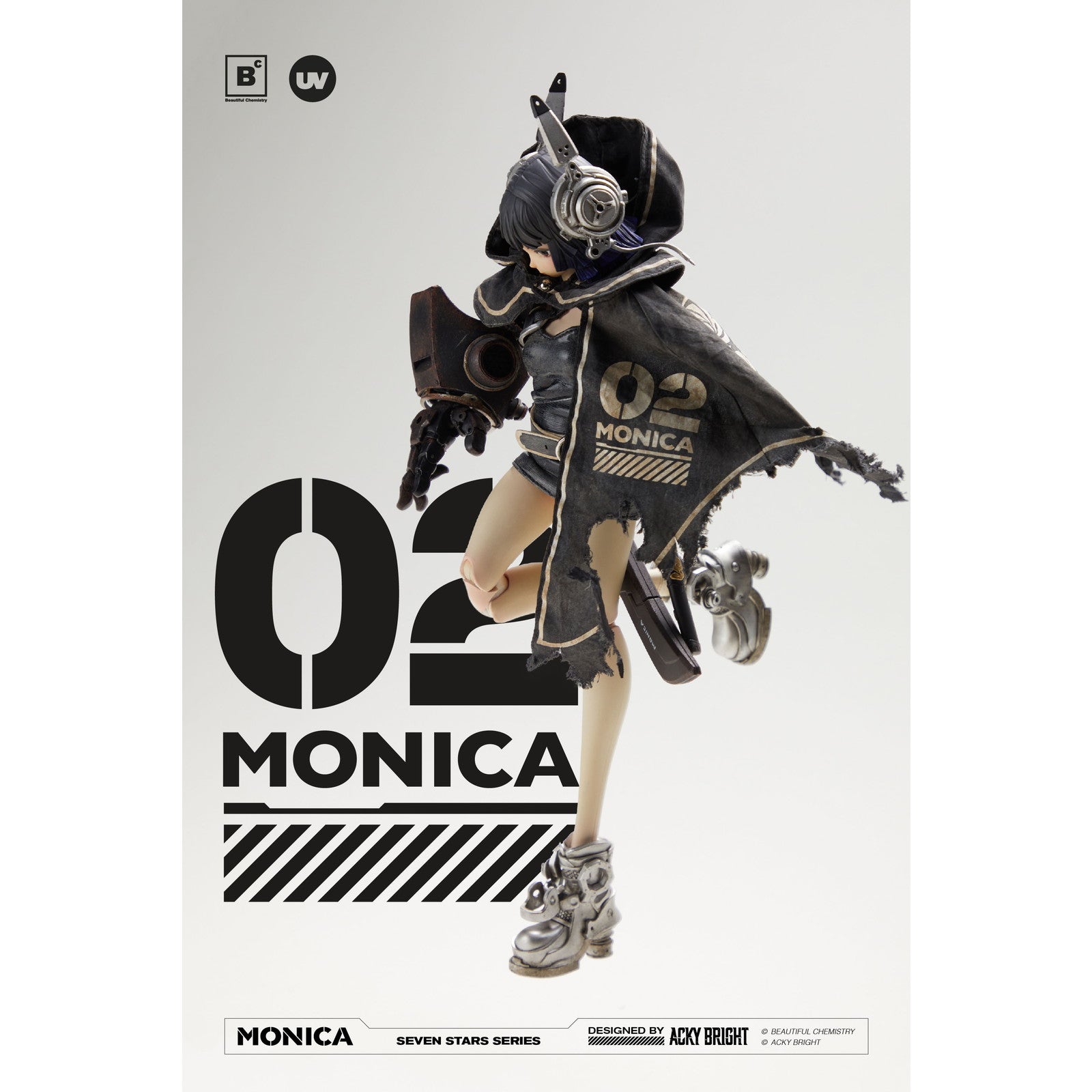 【中古即納】[FIG] Seven Stars(セブンスター)シリーズ No.2 Monica(ナンバーツー モニカ) 1/6 完成品 可動フィギュア Beautiful Chemistry(ビューティフルケミストリー)(20251204)