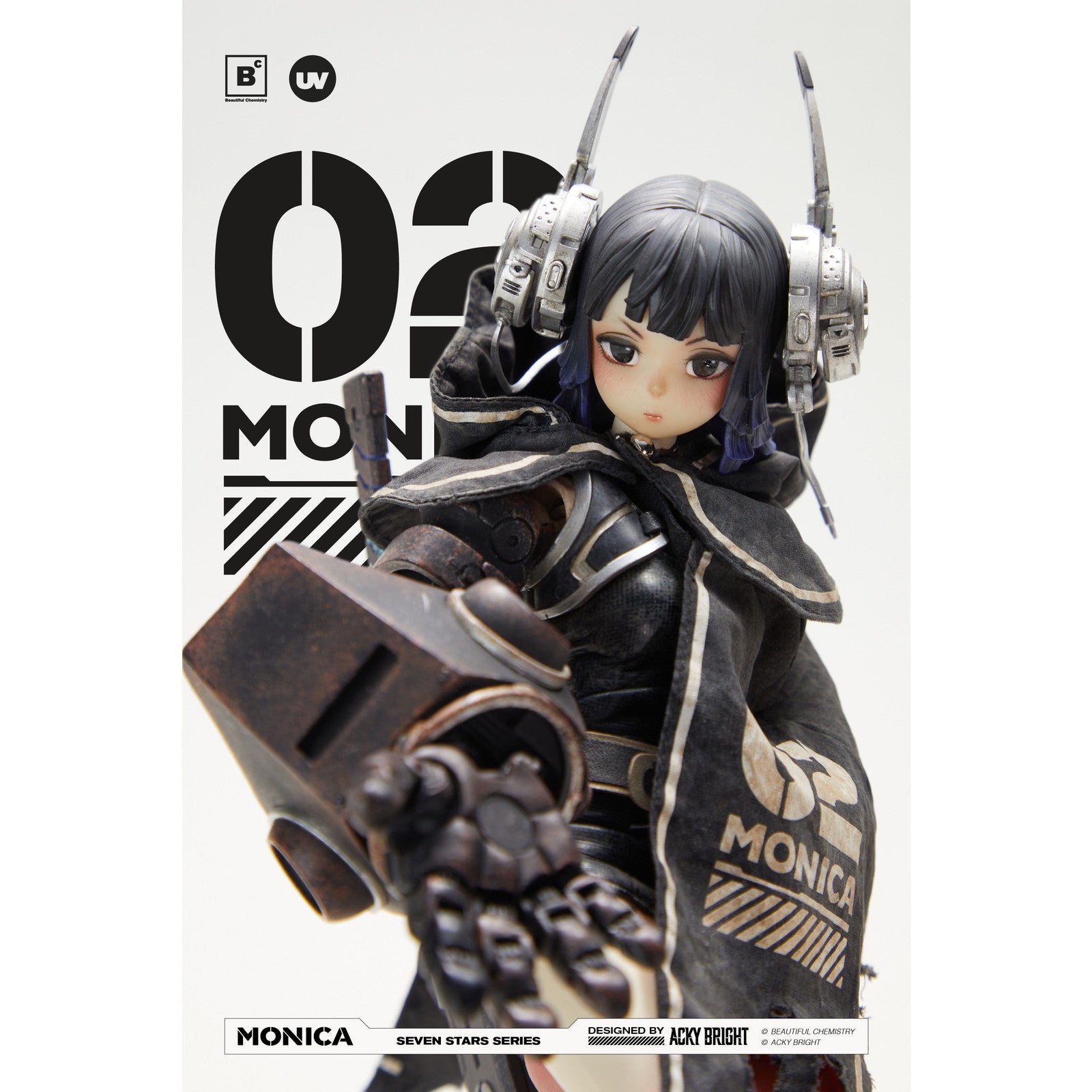 【中古即納】[FIG] Seven Stars(セブンスター)シリーズ No.2 Monica(ナンバーツー モニカ) 1/6 完成品 可動フィギュア Beautiful Chemistry(ビューティフルケミストリー)(20251204)