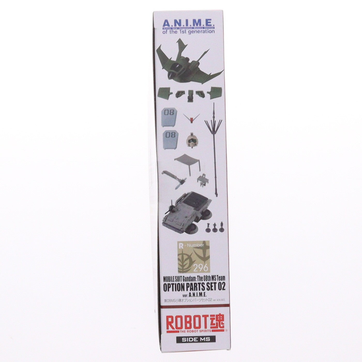 【中古即納】[FIG] ROBOT魂(SIDE MS) 第08MS小隊オプションパーツセット02 ver. A.N.I.M.E. 機動戦士ガンダム 第08MS小隊 フィギュア用アクセサリ バンダイスピリッツ(20220528)