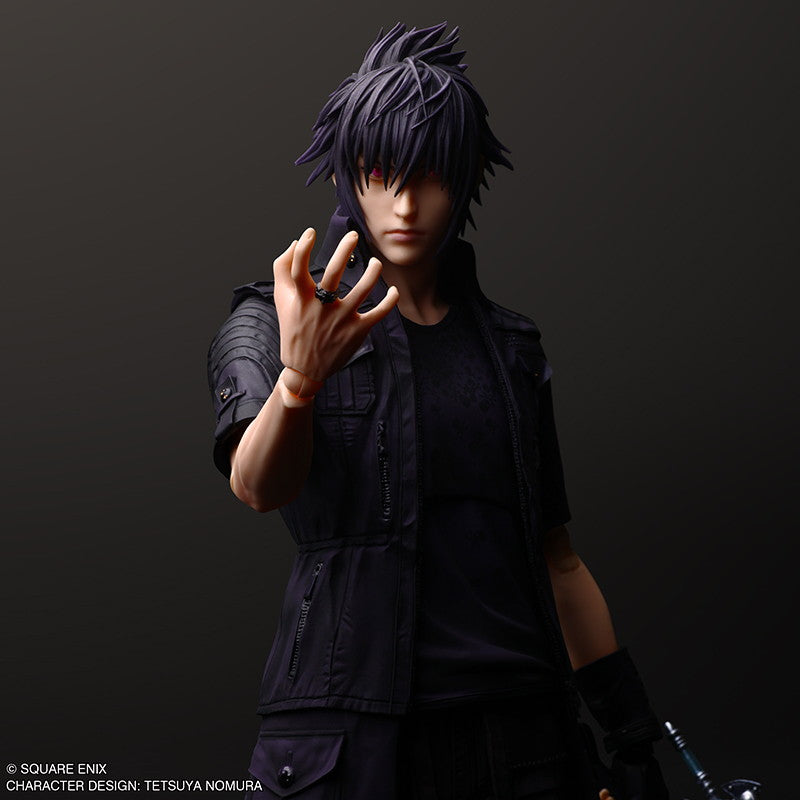 【中古即納】[FIG] PLAY ARTS真(プレイアーツ真) ノクティス・ルシス・チェラム FINAL FANTASY XV(ファイナルファンタジー15) 完成品 可動フィギュア スクウェア・エニックス(20251209)