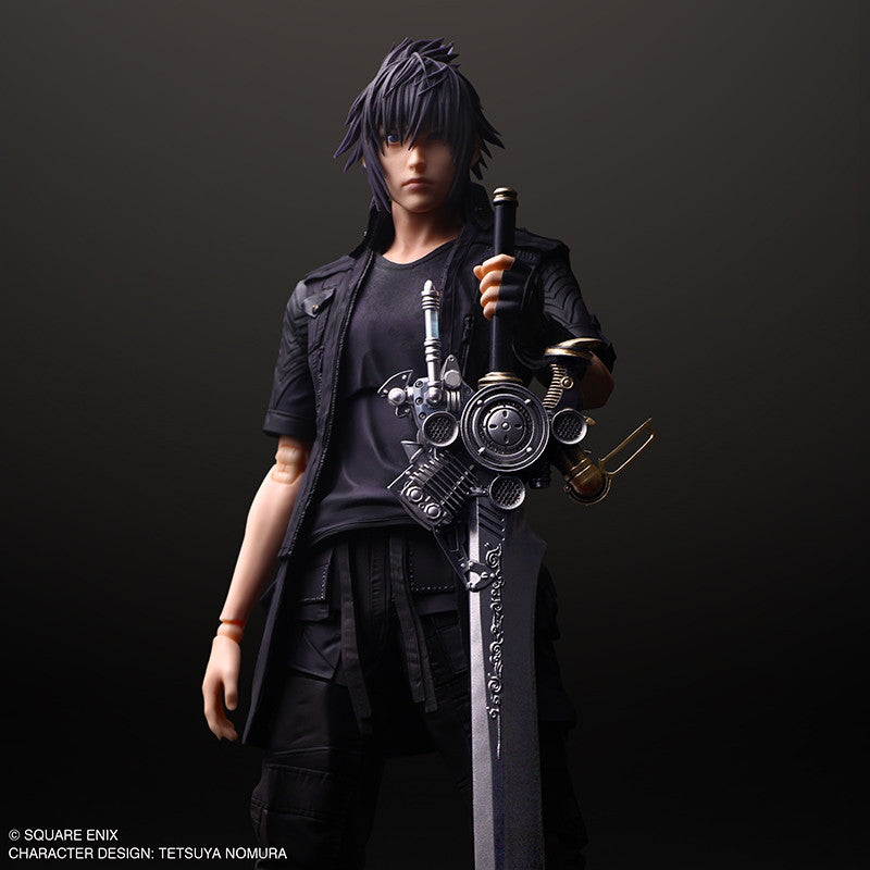 【中古即納】[FIG] PLAY ARTS真(プレイアーツ真) ノクティス・ルシス・チェラム FINAL FANTASY XV(ファイナルファンタジー15) 完成品 可動フィギュア スクウェア・エニックス(20251209)