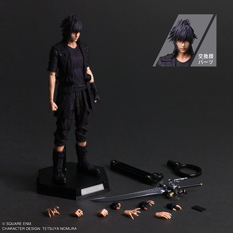 【中古即納】[FIG] PLAY ARTS真(プレイアーツ真) ノクティス・ルシス・チェラム FINAL FANTASY XV(ファイナルファンタジー15) 完成品 可動フィギュア スクウェア・エニックス(20251209)
