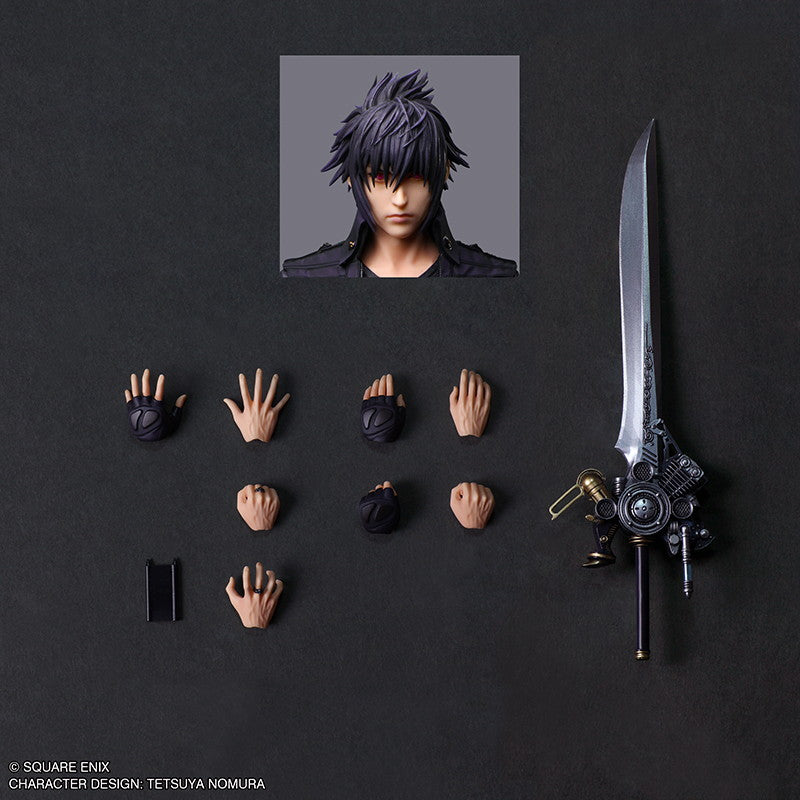【中古即納】[FIG] PLAY ARTS真(プレイアーツ真) ノクティス・ルシス・チェラム FINAL FANTASY XV(ファイナルファンタジー15) 完成品 可動フィギュア スクウェア・エニックス(20251209)