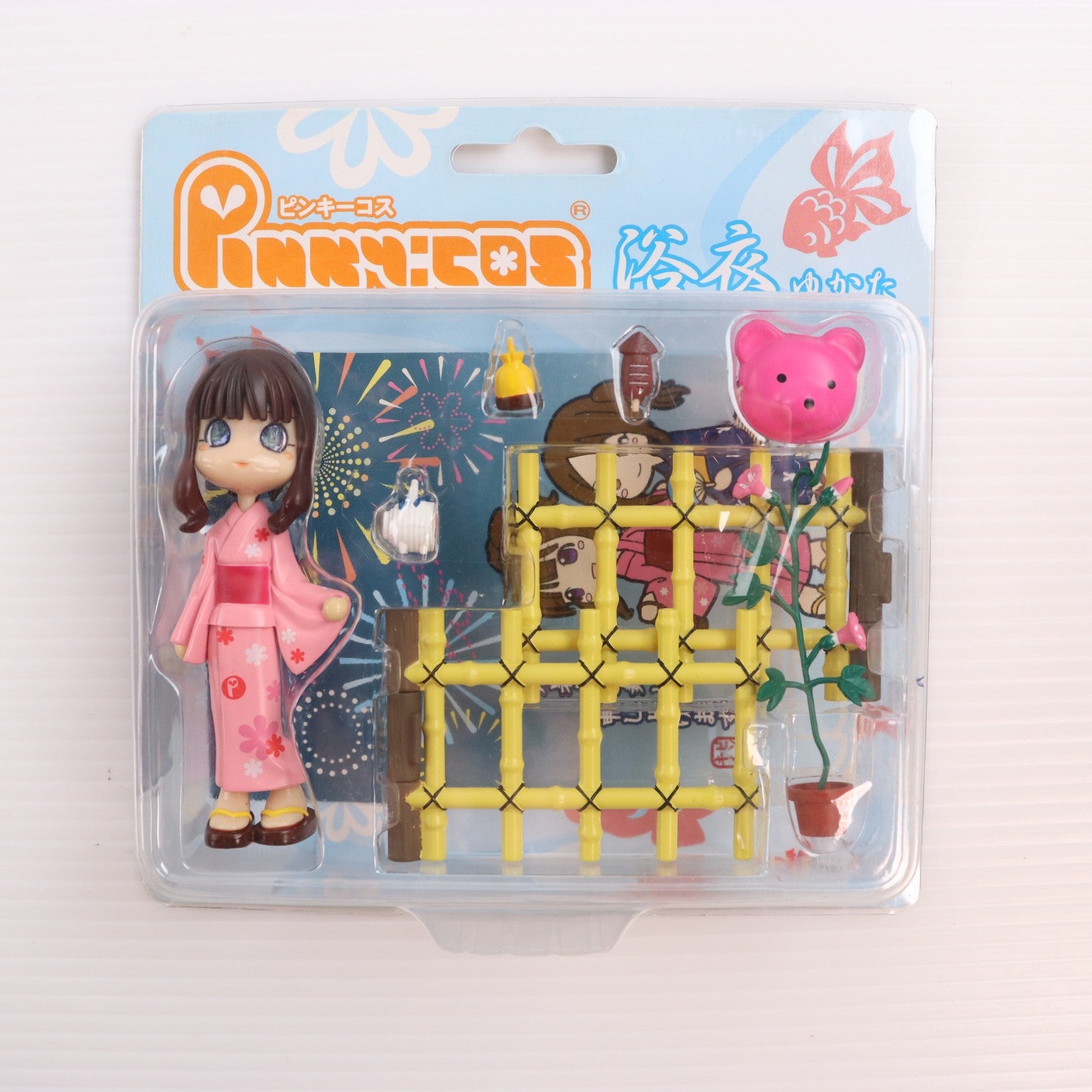 【中古即納】[FIG] Pinky:cos(ピンキーコス) 浴衣 立ち姿Ver. PC003 ピンキーストリート 完成品 フィギュア GSIクレオス(20060912)