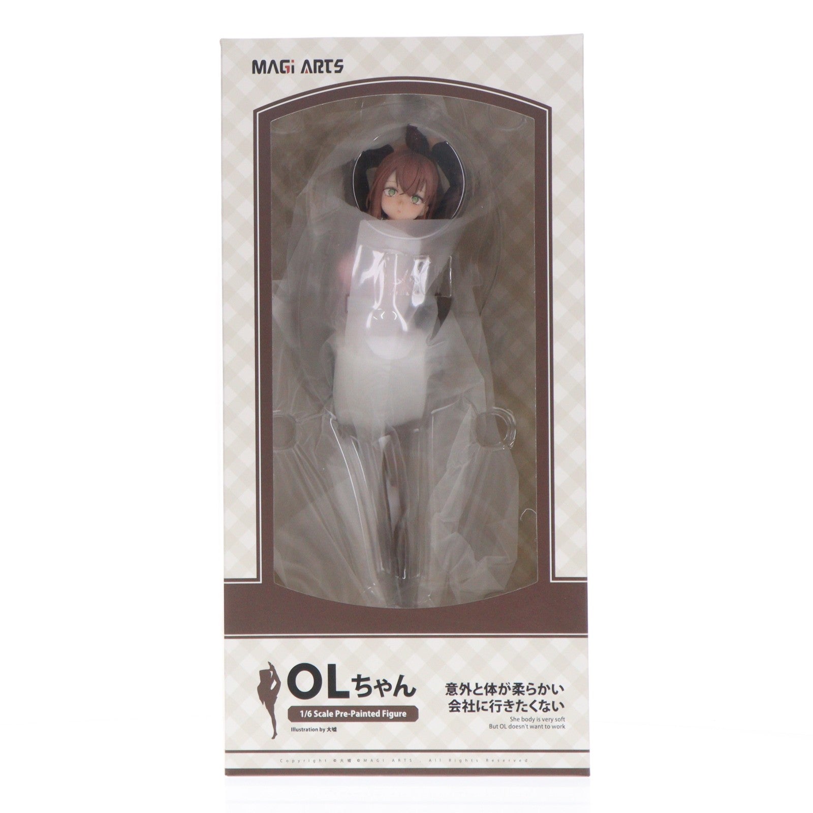 【中古即納】[FIG] 色紙付属 意外と体が柔らかい会社に行きたくないOLちゃん ピンクVer. 1/6 完成品 フィギュア MAGI ARTS(マギアーツ)(20250131)