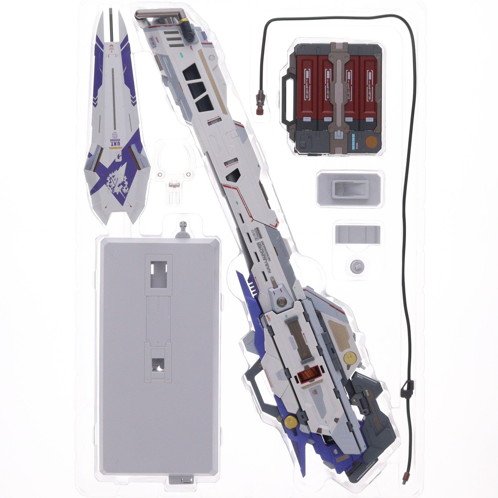 【中古即納】[FIG] 魂ウェブ商店限定 METAL BUILD Hi-νガンダム専用 ハイパー・メガ・バズーカ・ランチャー オプションセット 機動戦士ガンダム 逆襲のシャア ベルトーチカ・チルドレン フィギュア用アクセサリ バンダイスピリッツ(20230131)
