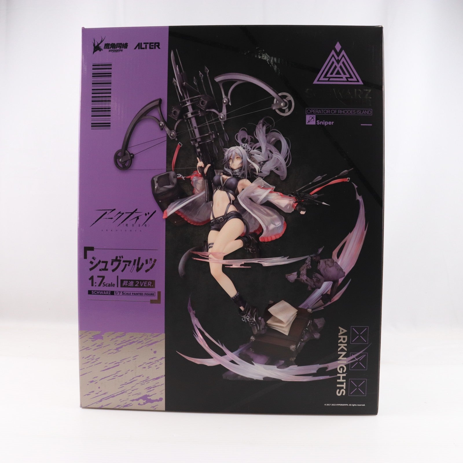 【中古即納】[FIG] あみあみ限定特典付属 シュヴァルツ 昇進2Ver. アークナイツ 1/7 完成品 フィギュア アルター(20230930)