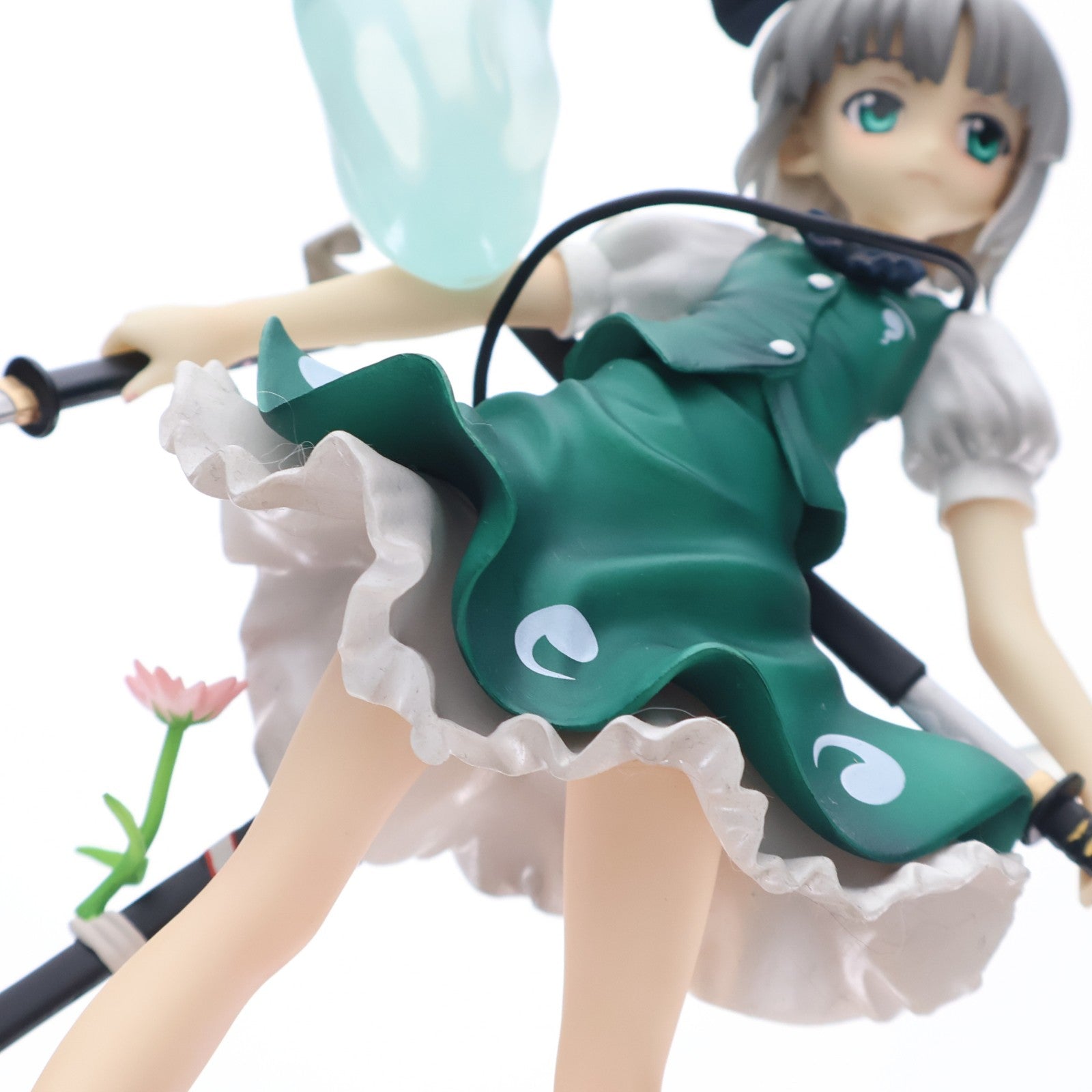 【中古即納】[FIG] 半人半霊の庭師 魂魄妖夢(こんぱくようむ) 東方Project 1/8 完成品 フィギュア グリフォンエンタープライズ(20091220)