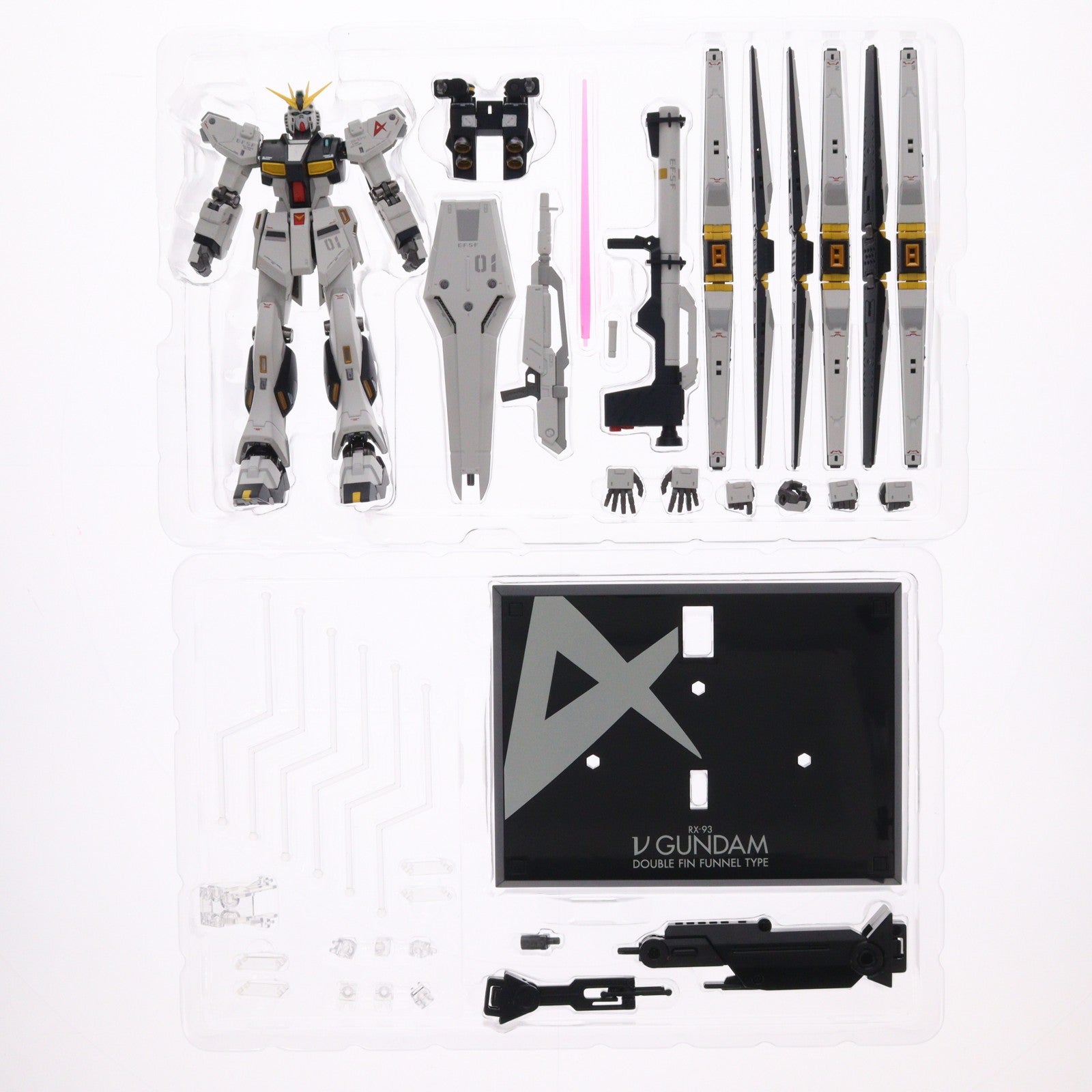 【中古即納】[FIG] 魂ウェブ商店限定 METAL ROBOT魂(SIDE MS) νガンダム(ダブル・フィン・ファンネル装備型) 機動戦士ガンダム 逆襲のシャア 完成品 可動フィギュア バンダイスピリッツ(20230518)